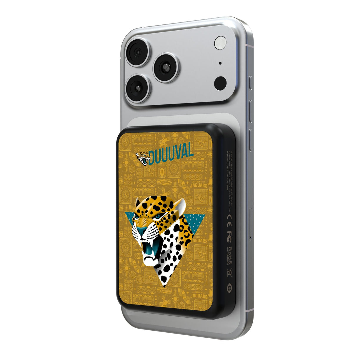 Jacksonville Jaguars 2024 Edition Wireless Mag Power Bank