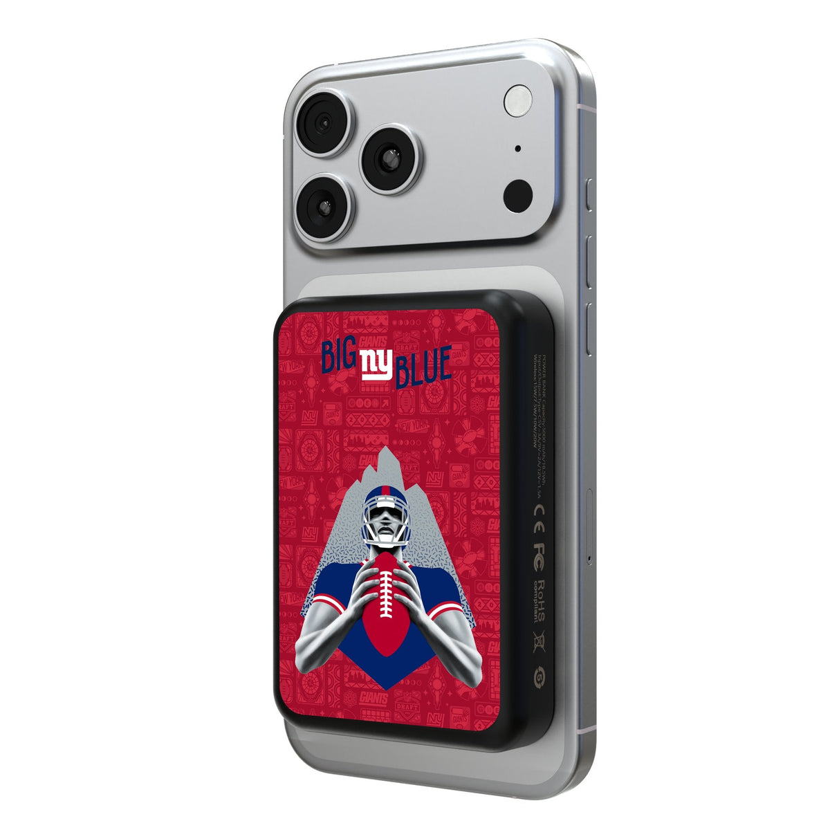 New York Giants 2024 Edition Wireless Mag Power Bank