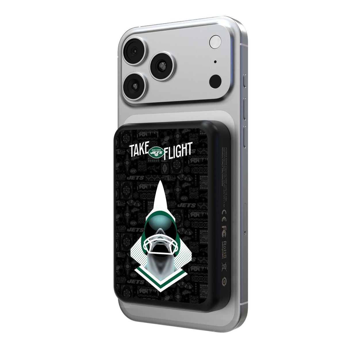 New York Jets 2024 Edition Wireless Mag Power Bank 1