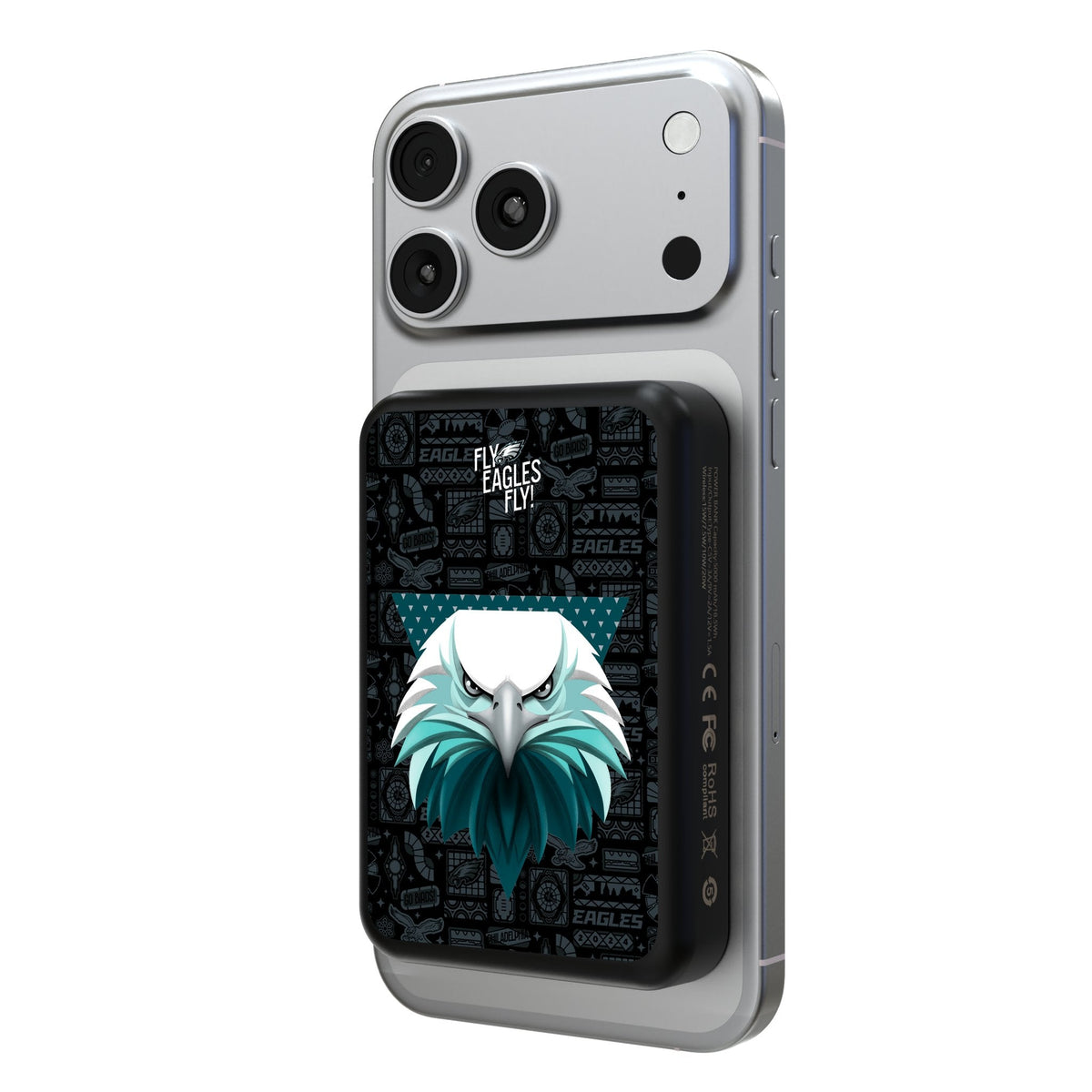 Philadelphia Eagles 2024 Edition Wireless Mag Power Bank 1