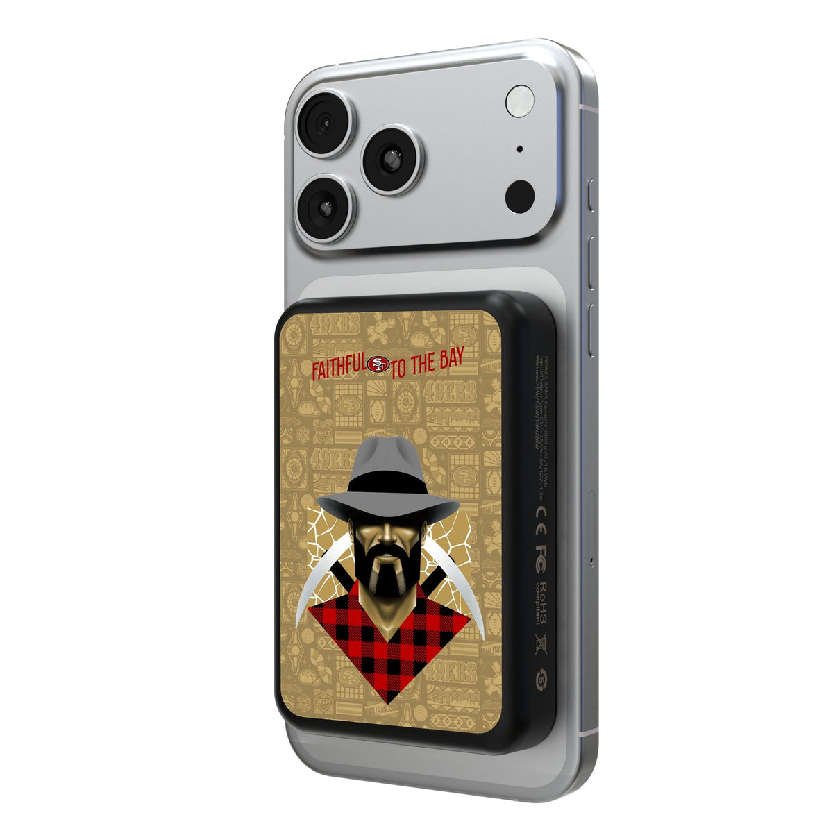 San Francisco 49ers 2024 Edition Wireless Mag Power Bank