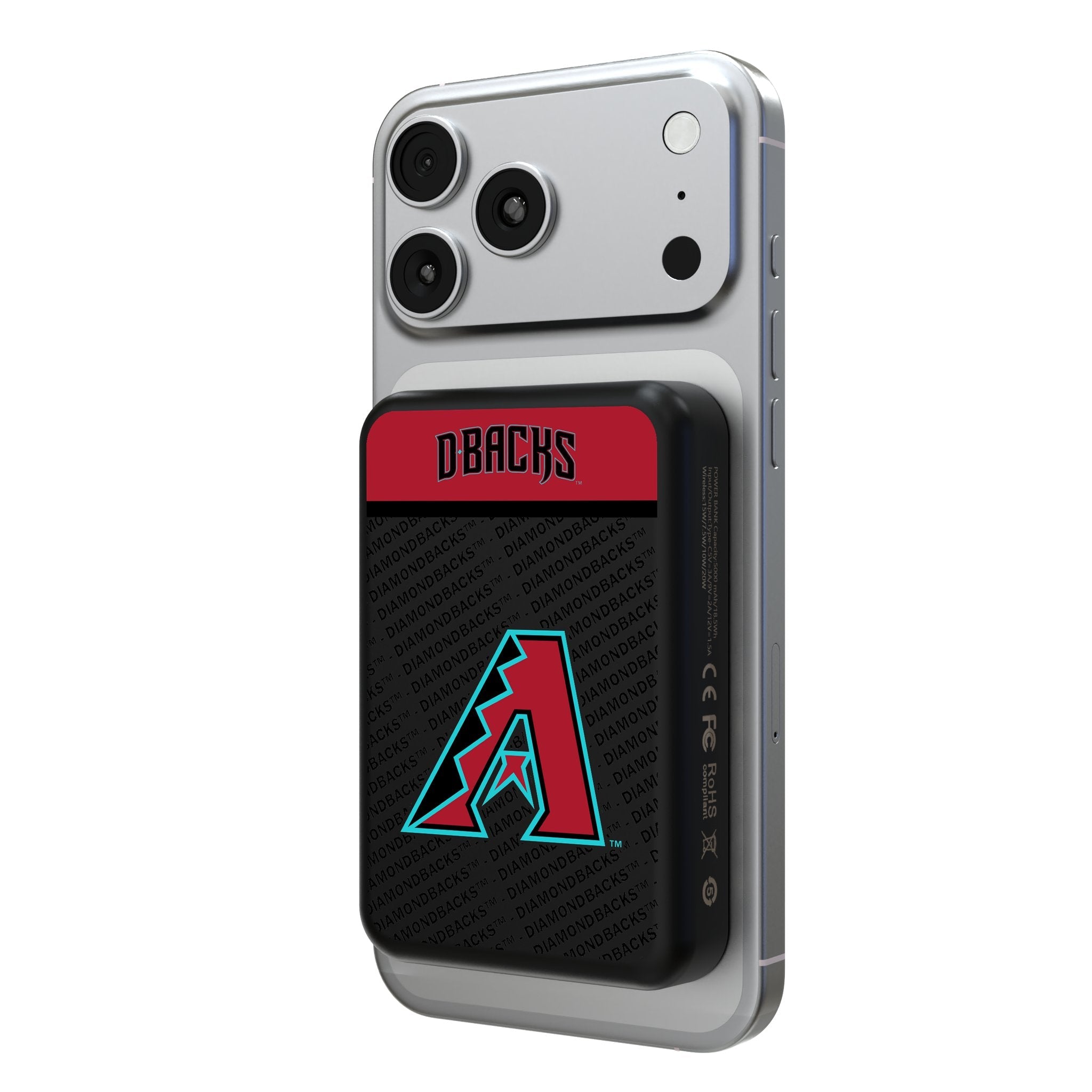 Arizona Diamondbacks Endzone Plus Wireless Mag Power Bank 1