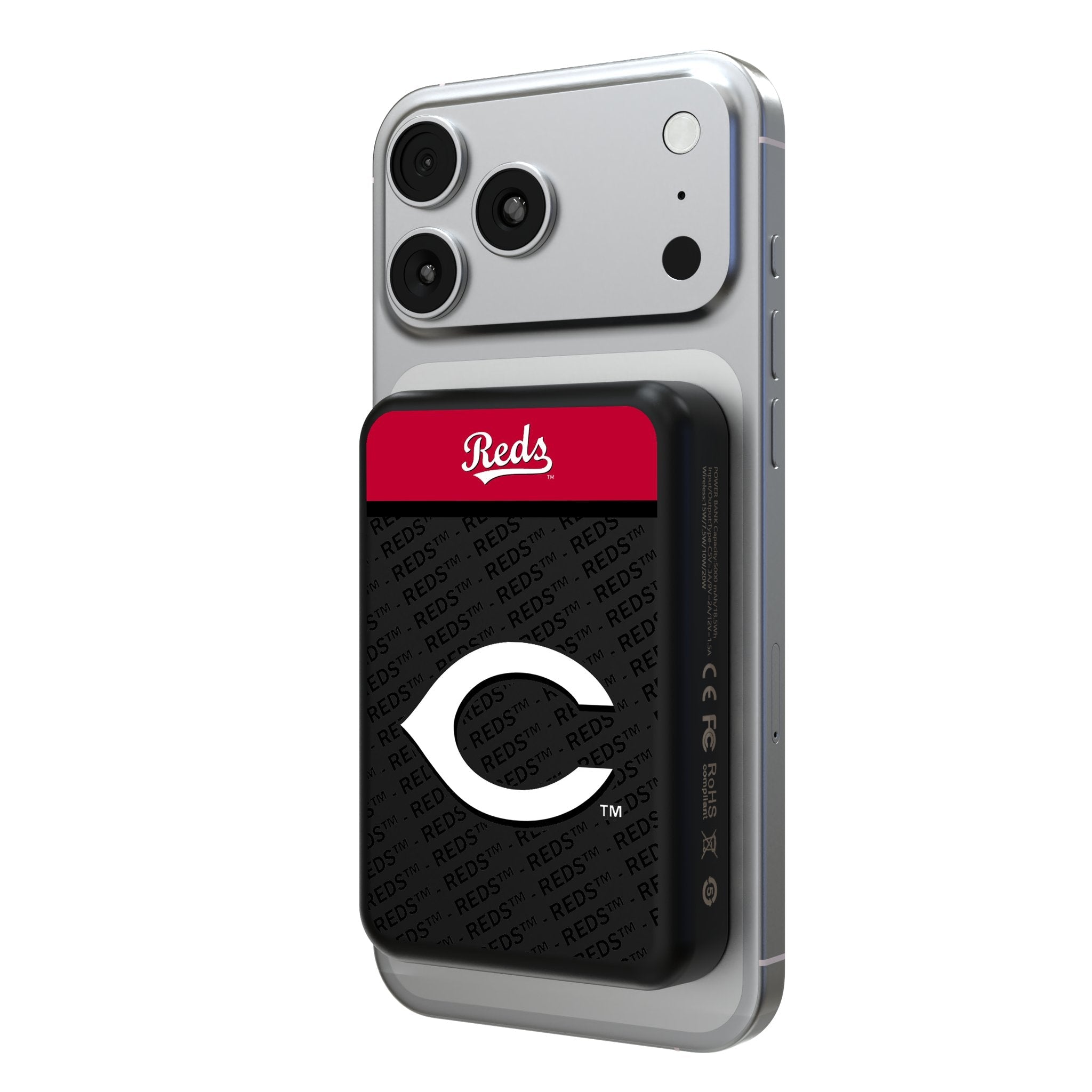 Cincinnati Reds Endzone Plus Wireless Mag Power Bank