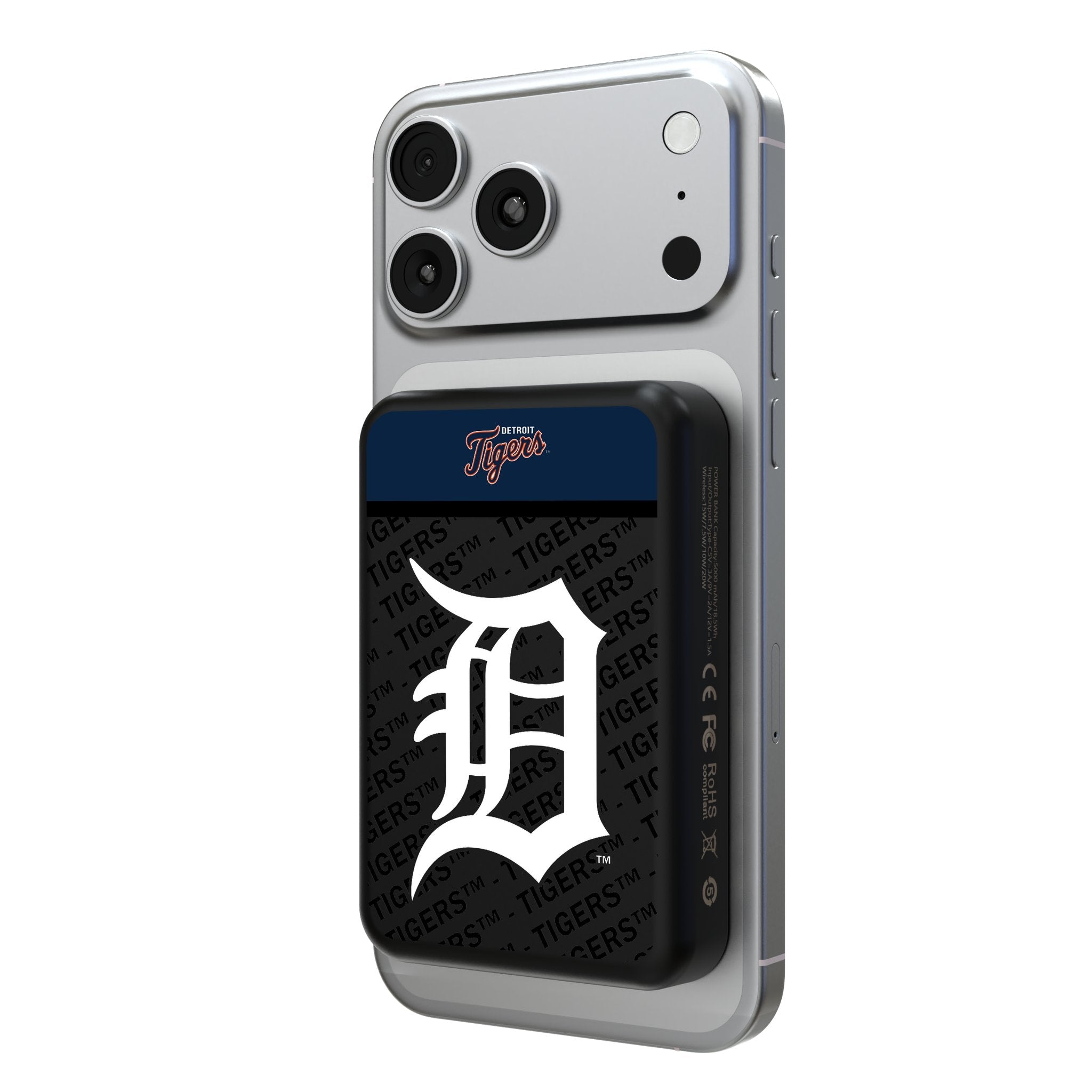 Detroit Tigers Endzone Plus Wireless Mag Power Bank 1