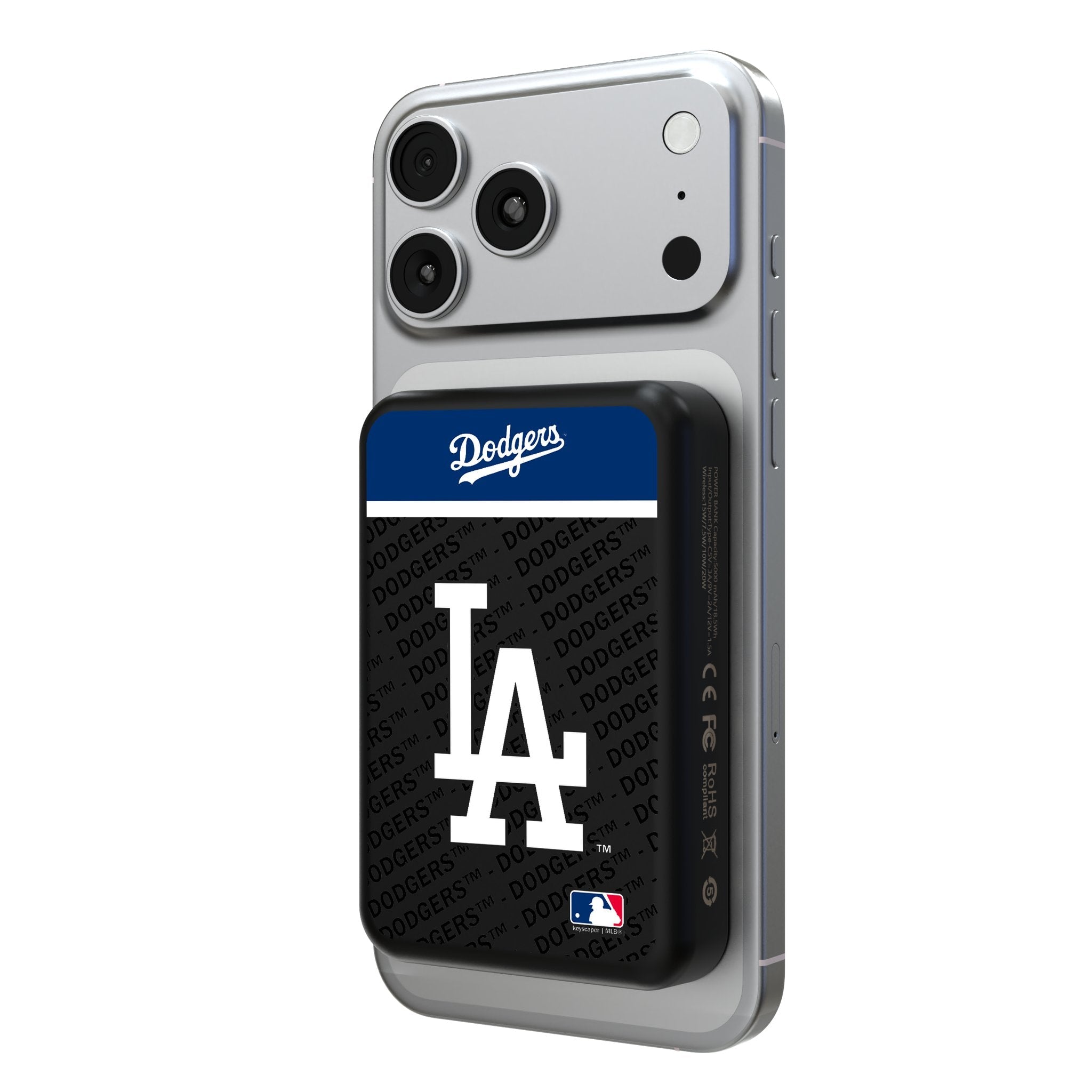 LA Dodgers Endzone Plus Wireless Mag Power Bank 1