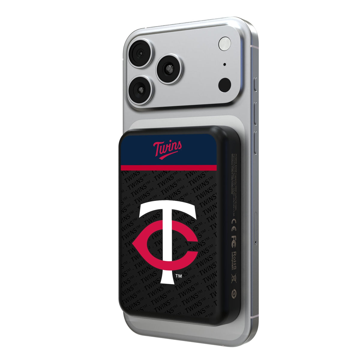 Minnesota Twins Endzone Plus Wireless Mag Power Bank