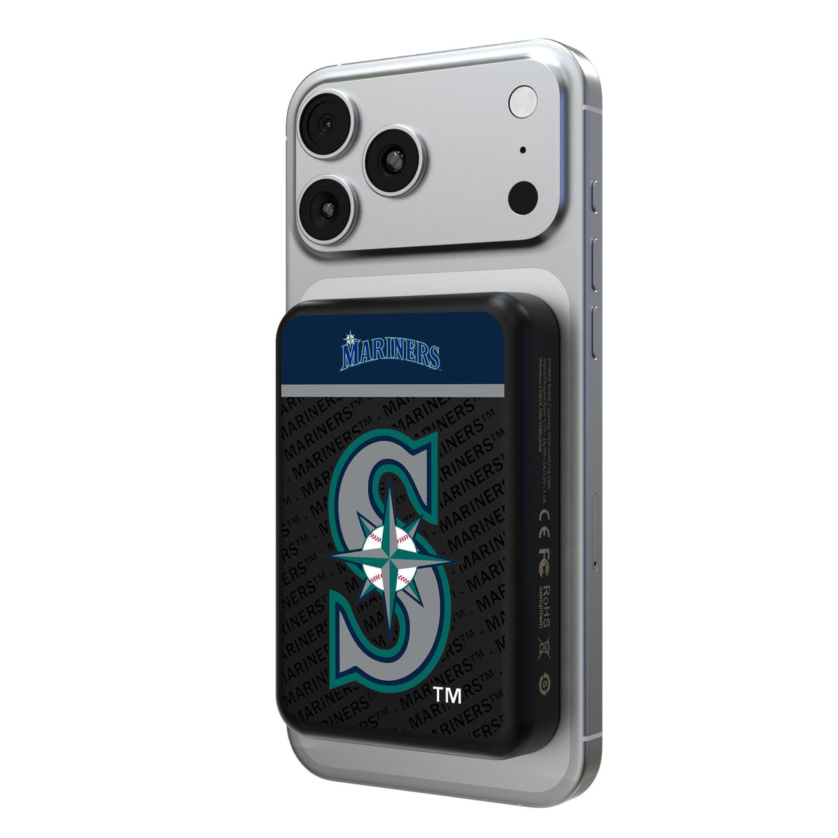 Seattle Mariners Endzone Plus Wireless Mag Power Bank 1