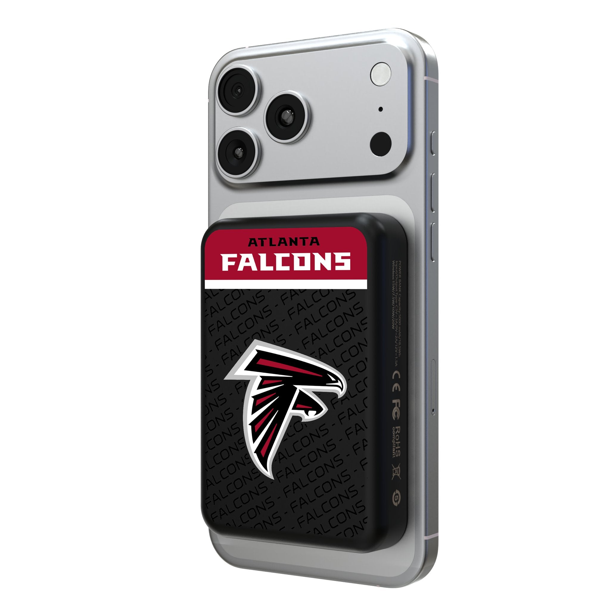 Atlanta Falcons Endzone Plus Wireless Mag Power Bank