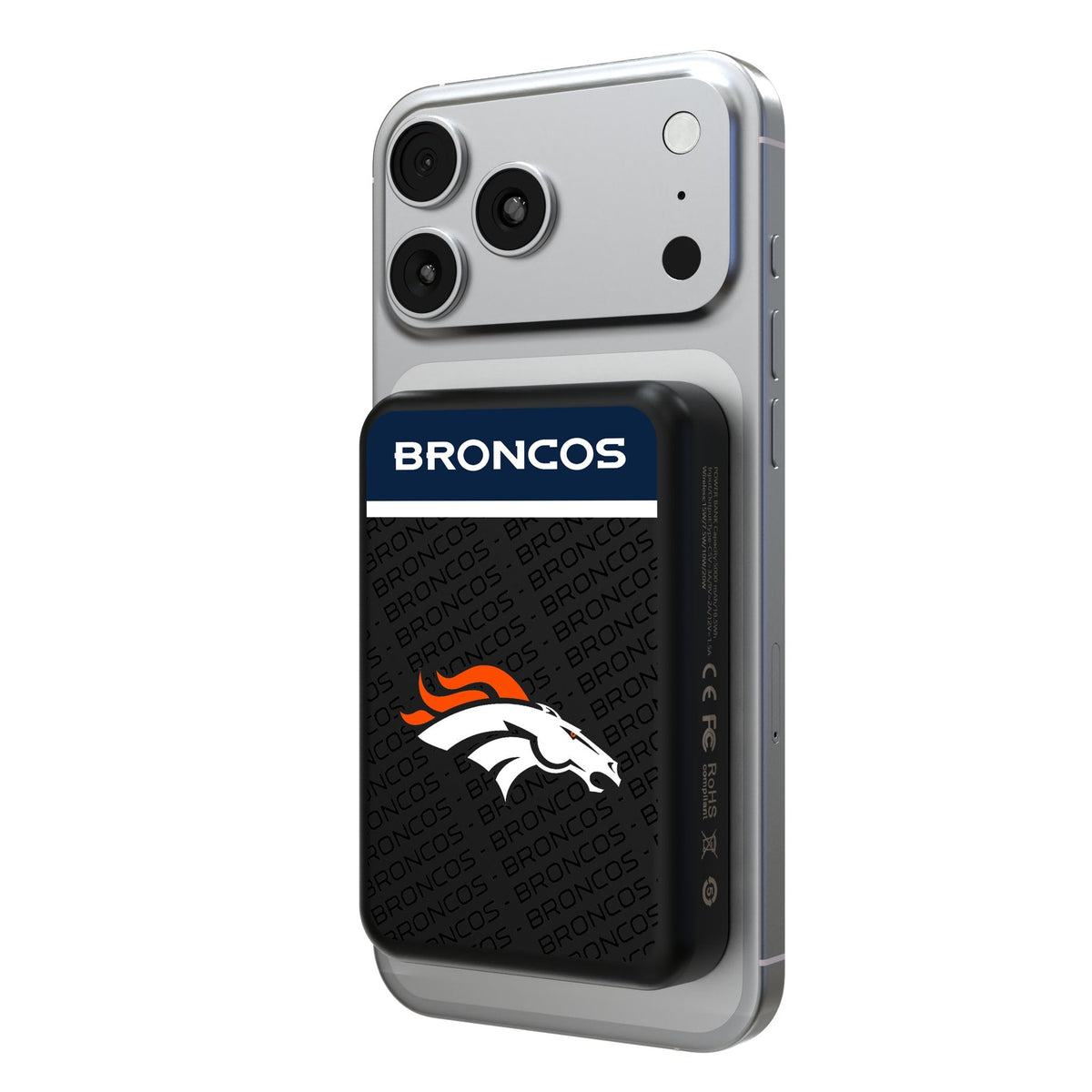 Denver Broncos Endzone Plus Wireless Mag Power Bank 1