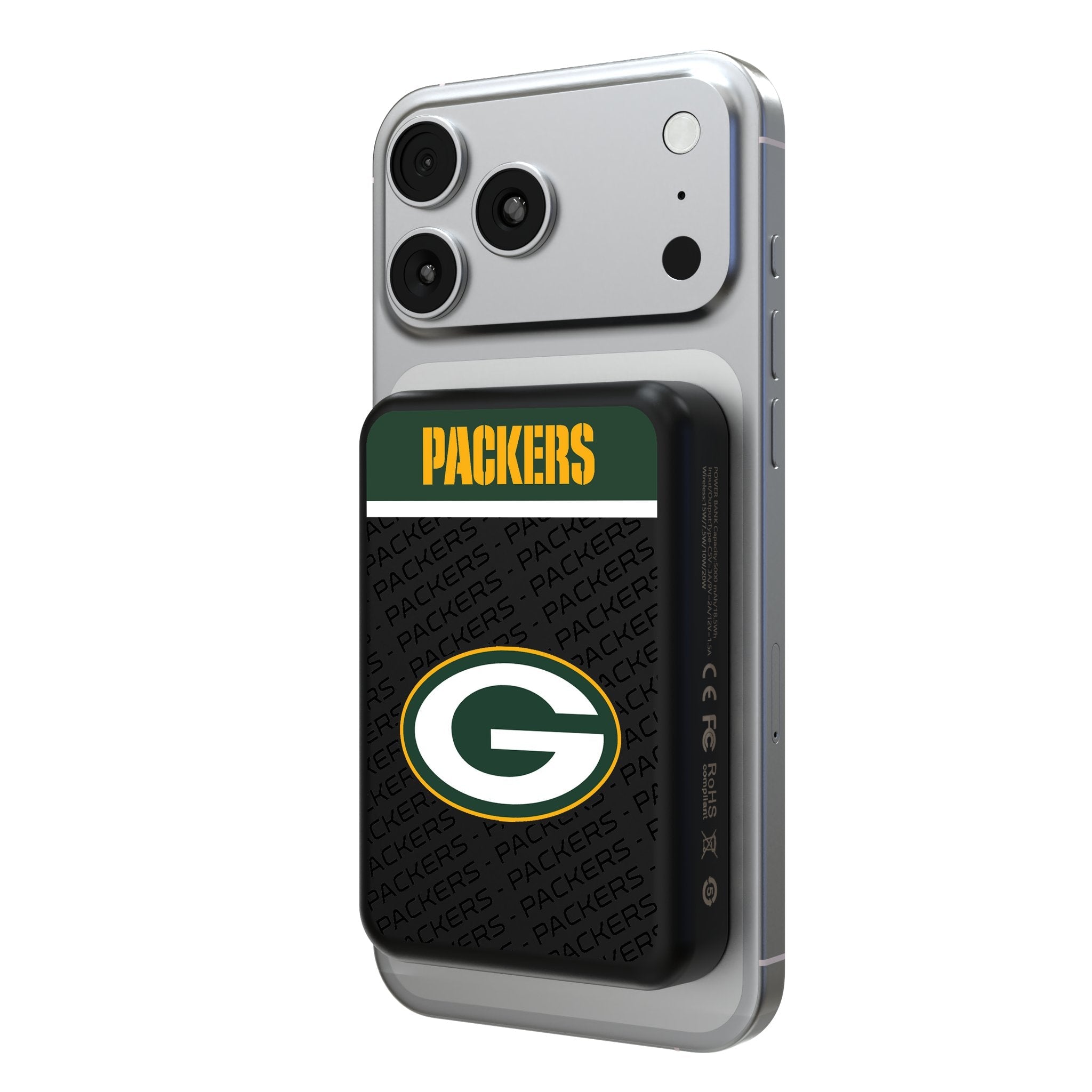 Green Bay Packers Endzone Plus Wireless Mag Power Bank