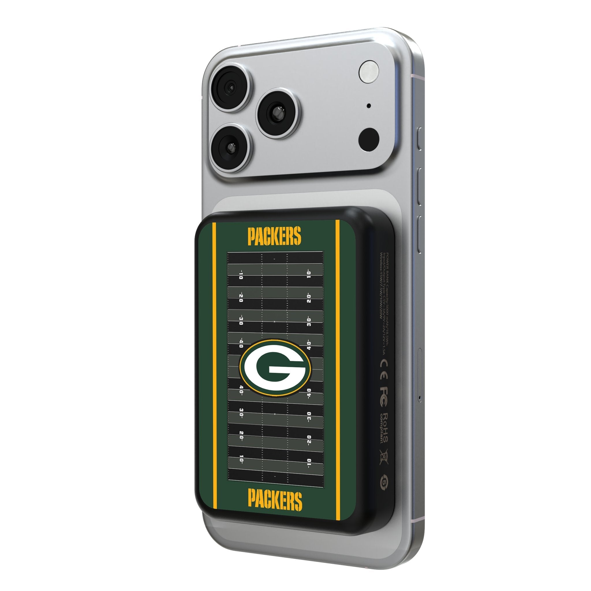Green Bay Packers Field Wireless Mag Power Bank 1