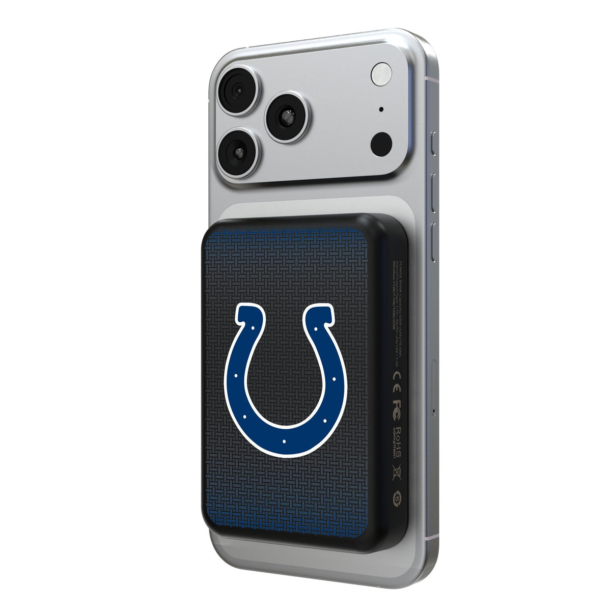 Indianapolis Colts Linen Wireless Mag Power Bank 1