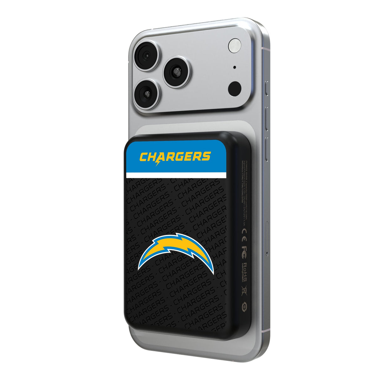 Los Angeles Chargers Endzone Plus Wireless Mag Power Bank 1