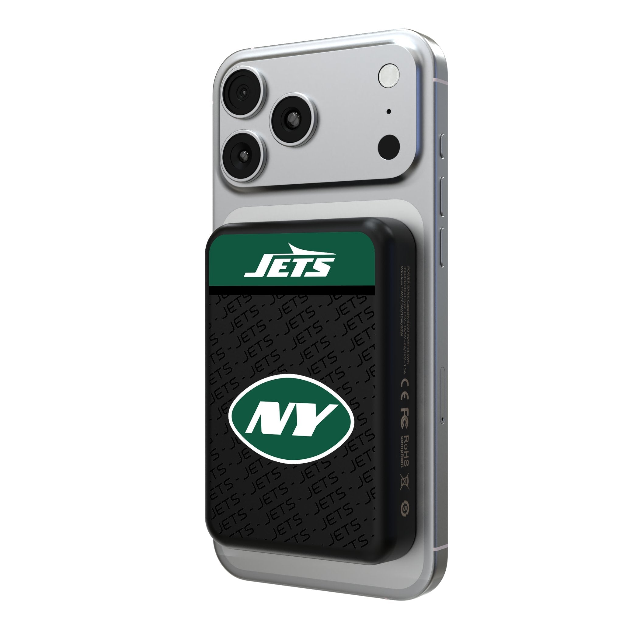 New York Jets Endzone Plus Wireless Mag Power Bank 1