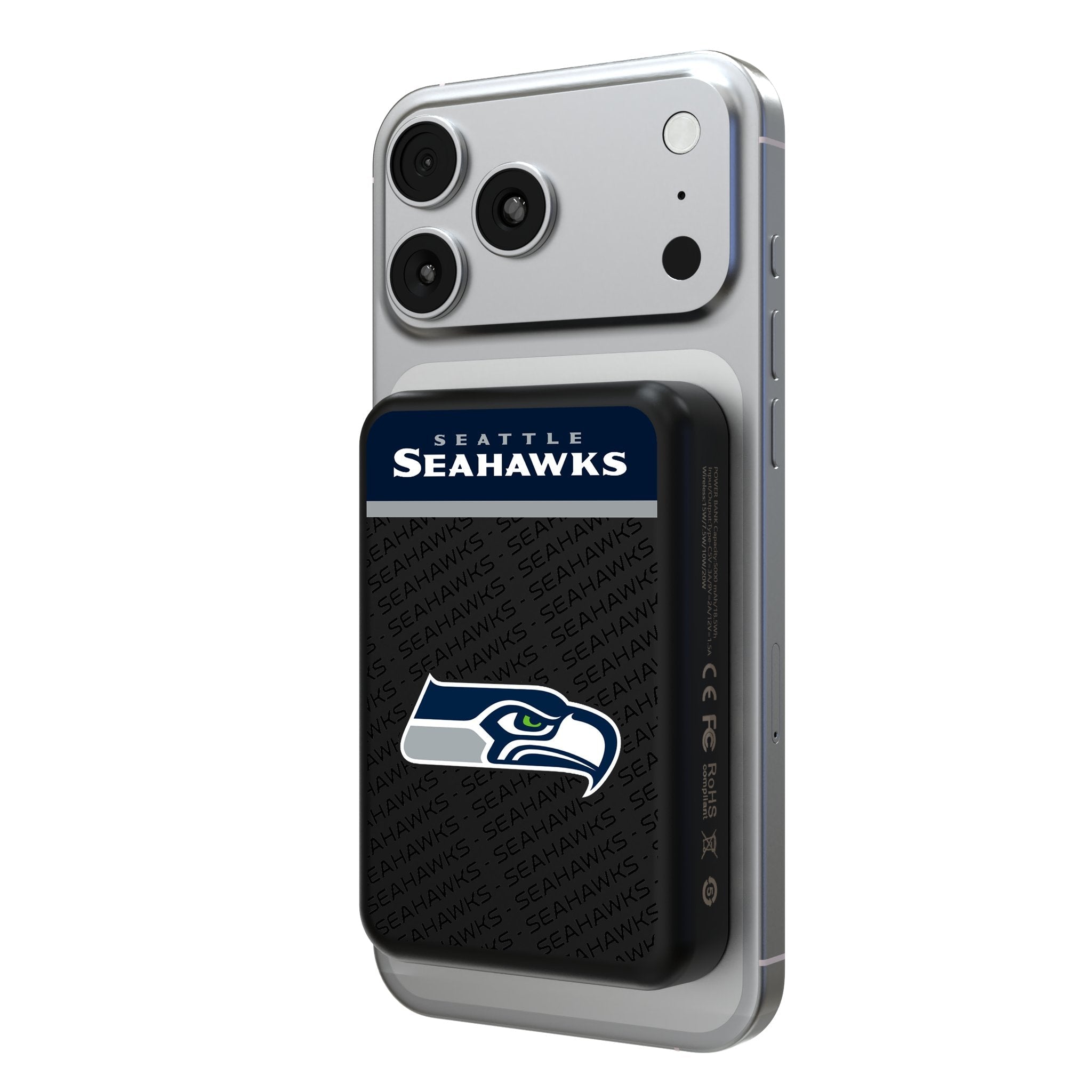 Seattle Seahawks Endzone Plus Wireless Mag Power Bank 1