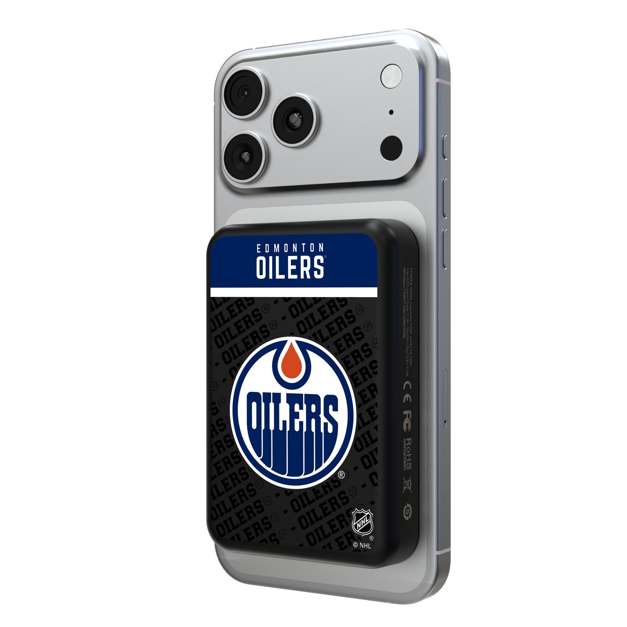 Edmonton Oilers Endzone Plus Wireless Mag Power Bank