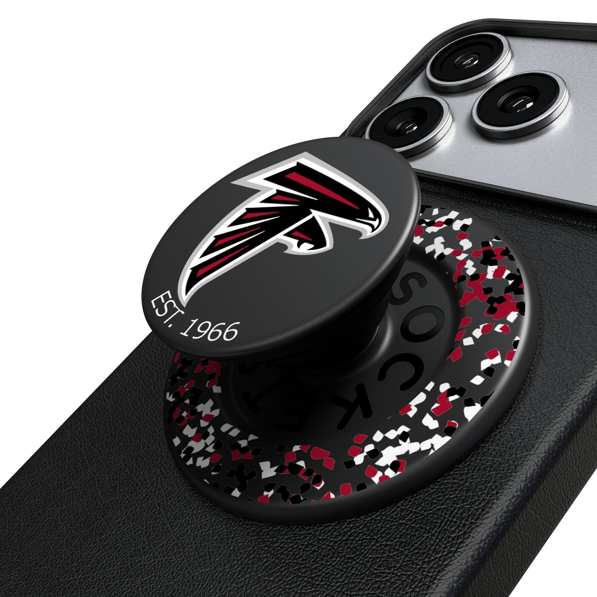 Atlanta Falcons Confetti PopSockets Magnetic Phone Grip and Stand