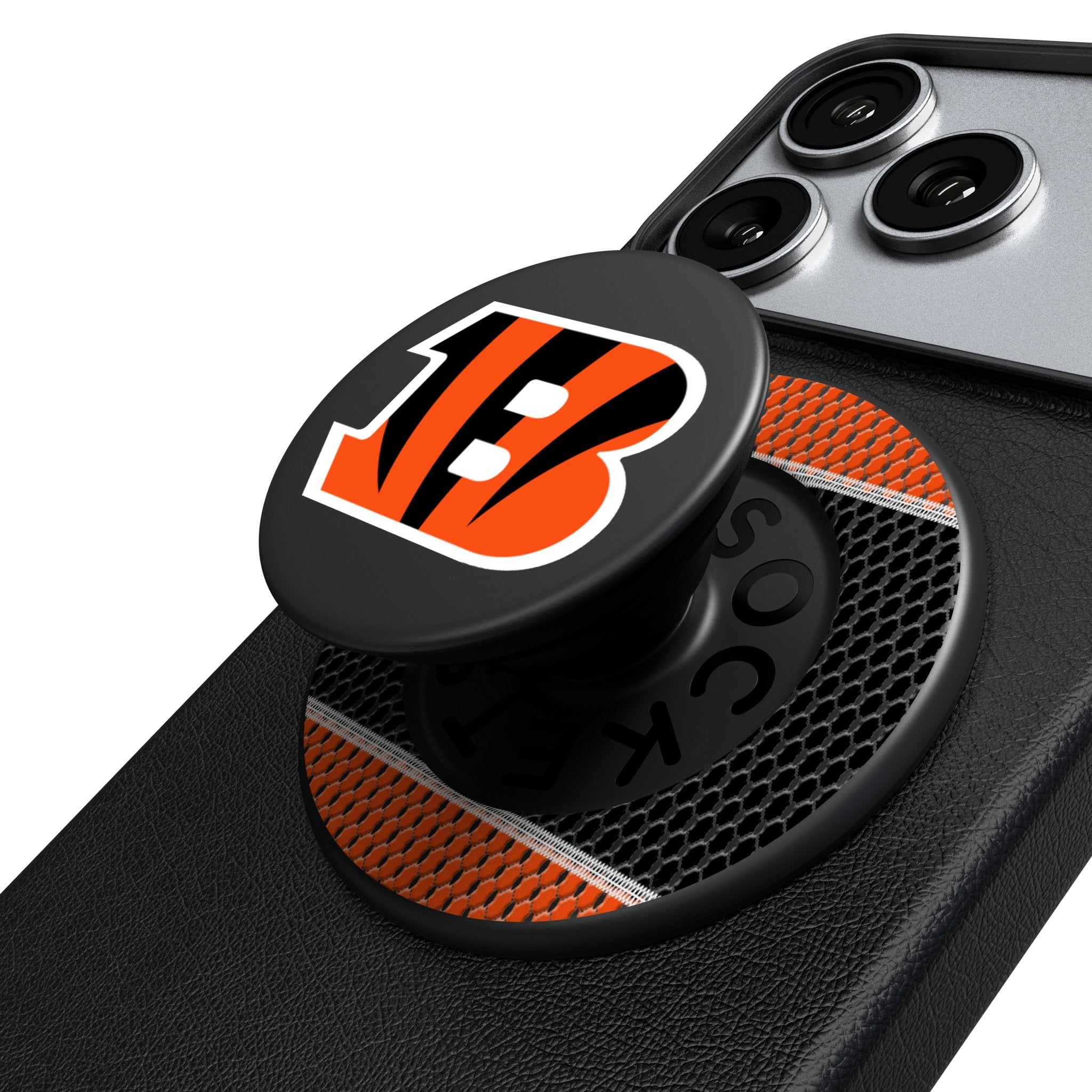 Cincinnati Bengals Mesh PopSockets Magnetic Phone Grip and Stand