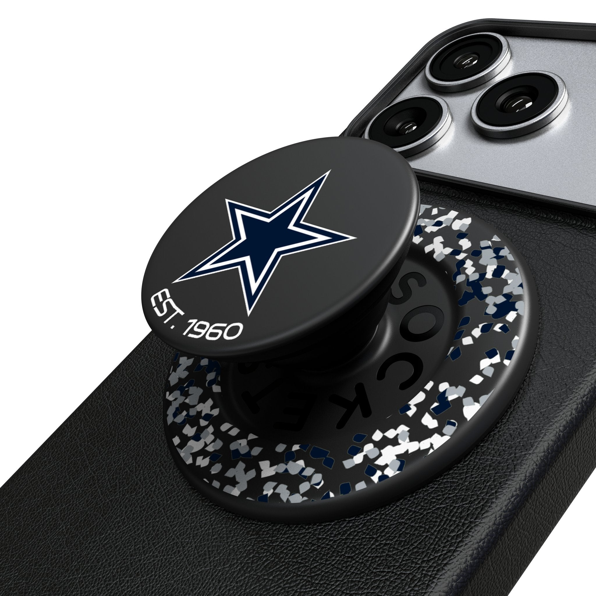 Dallas Cowboys Confetti PopSockets Magnetic Phone Grip and Stand