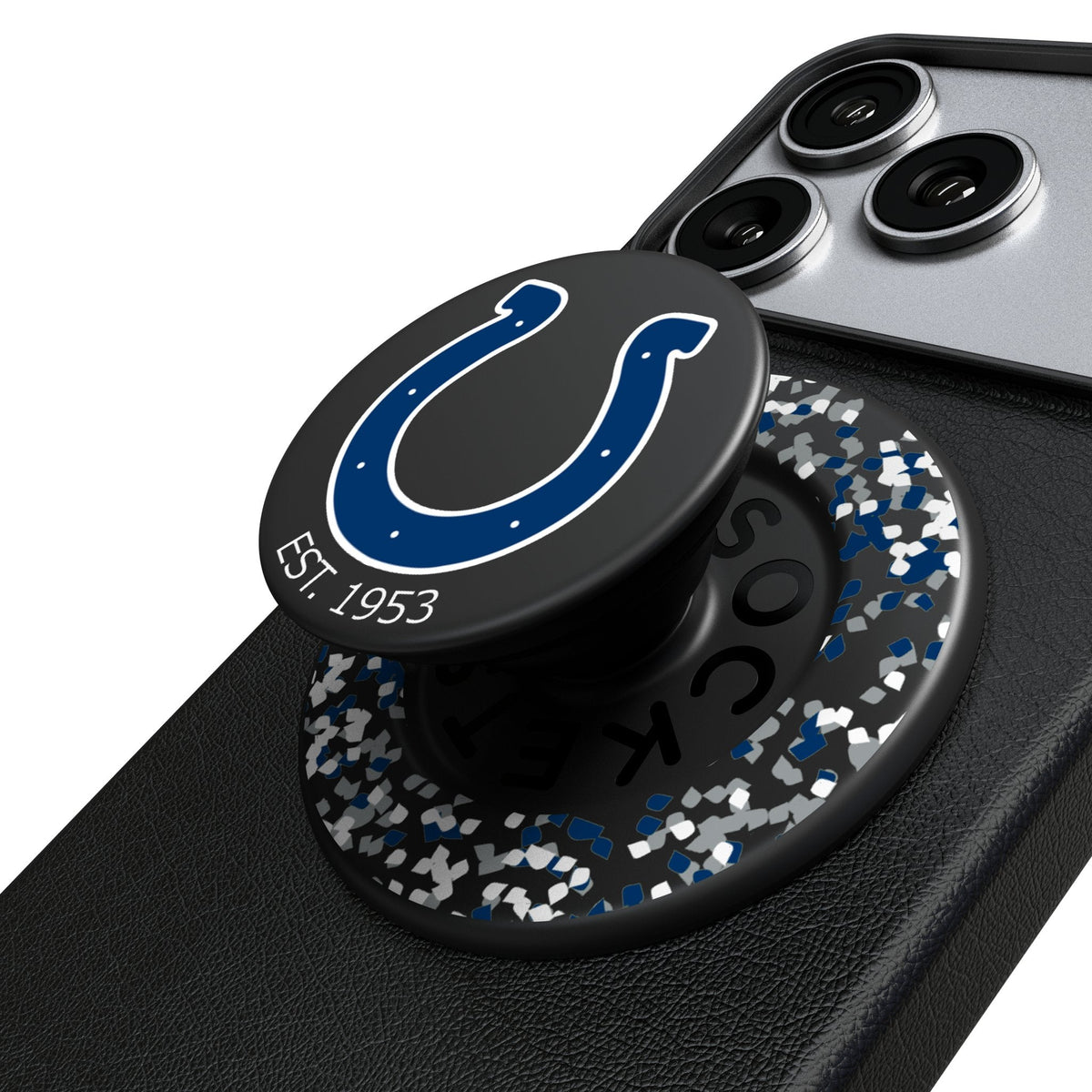 Indianapolis Colts Confetti PopSockets Magnetic Phone Grip and Stand 1