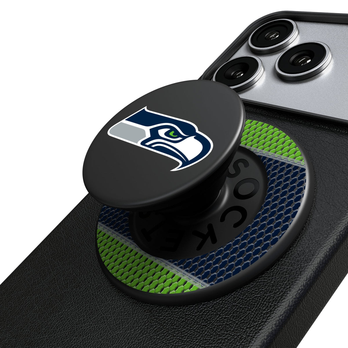 Seattle Seahawks Mesh PopSockets Magnetic Phone Grip and Stand