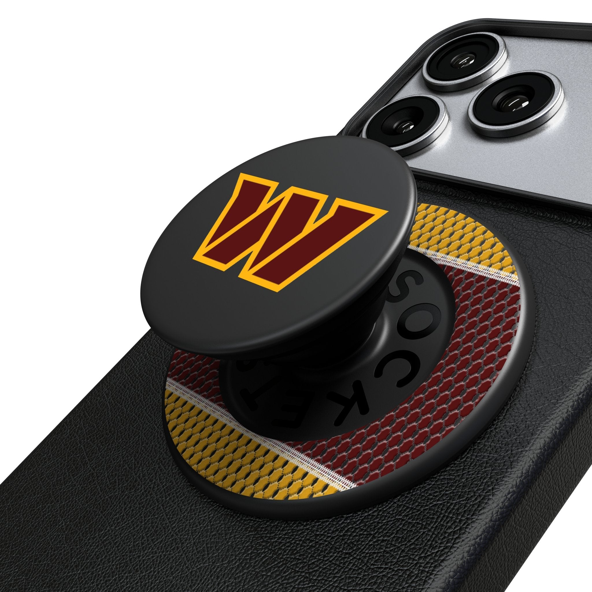 Washington Commanders Mesh PopSockets Magnetic Phone Grip and Stand 1