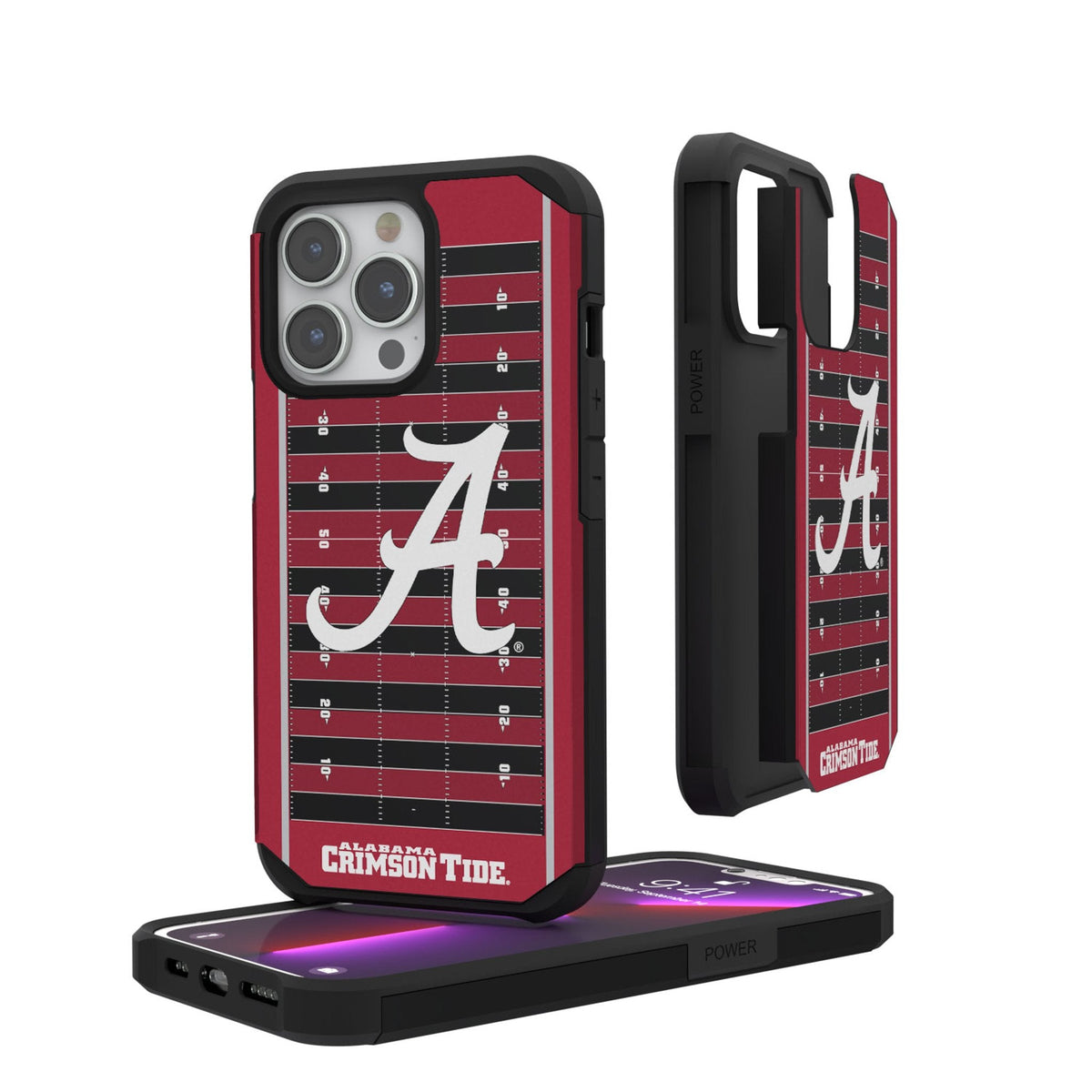University of Alabama Crimson Tide Script A Field Rugged Phone Case
