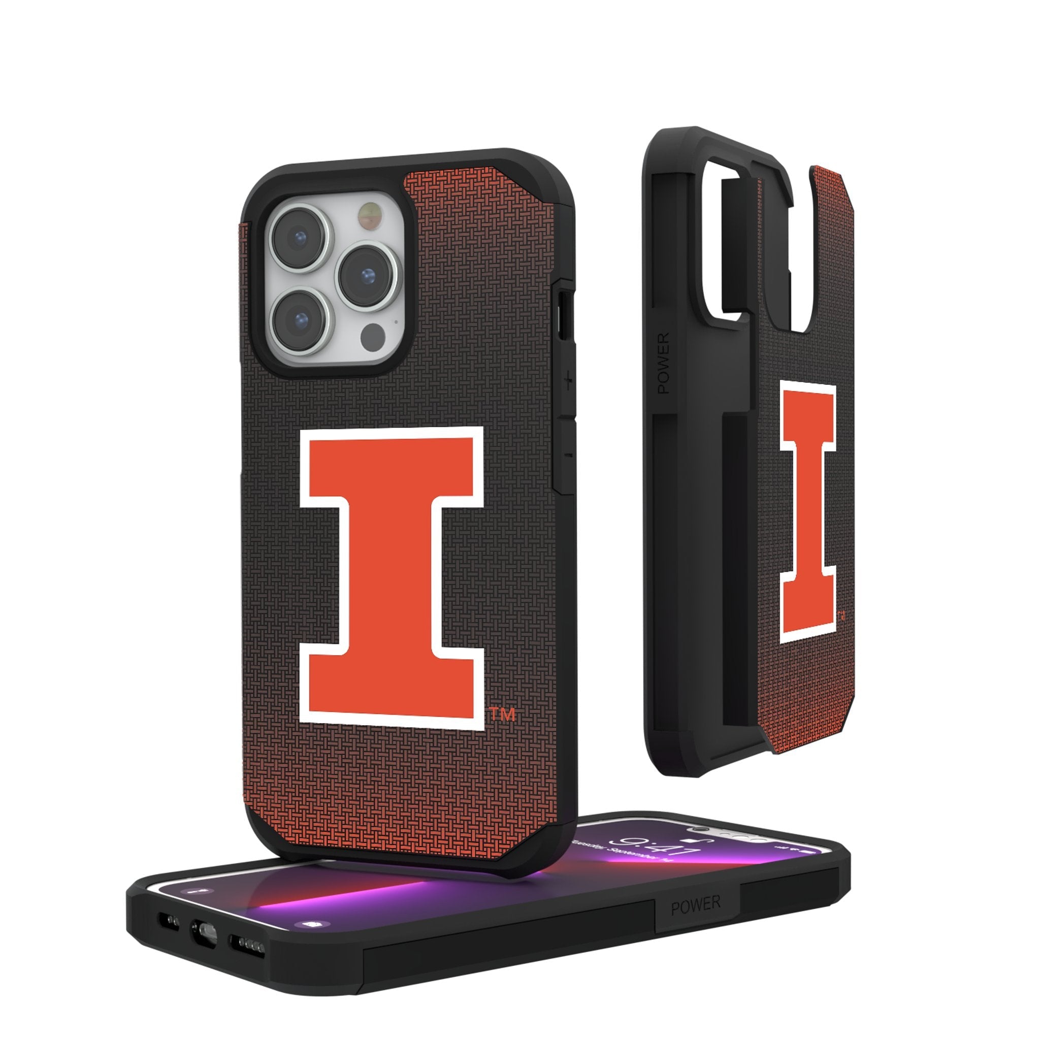University of Illinois Fighting Illini Linen Rugged Phone Case