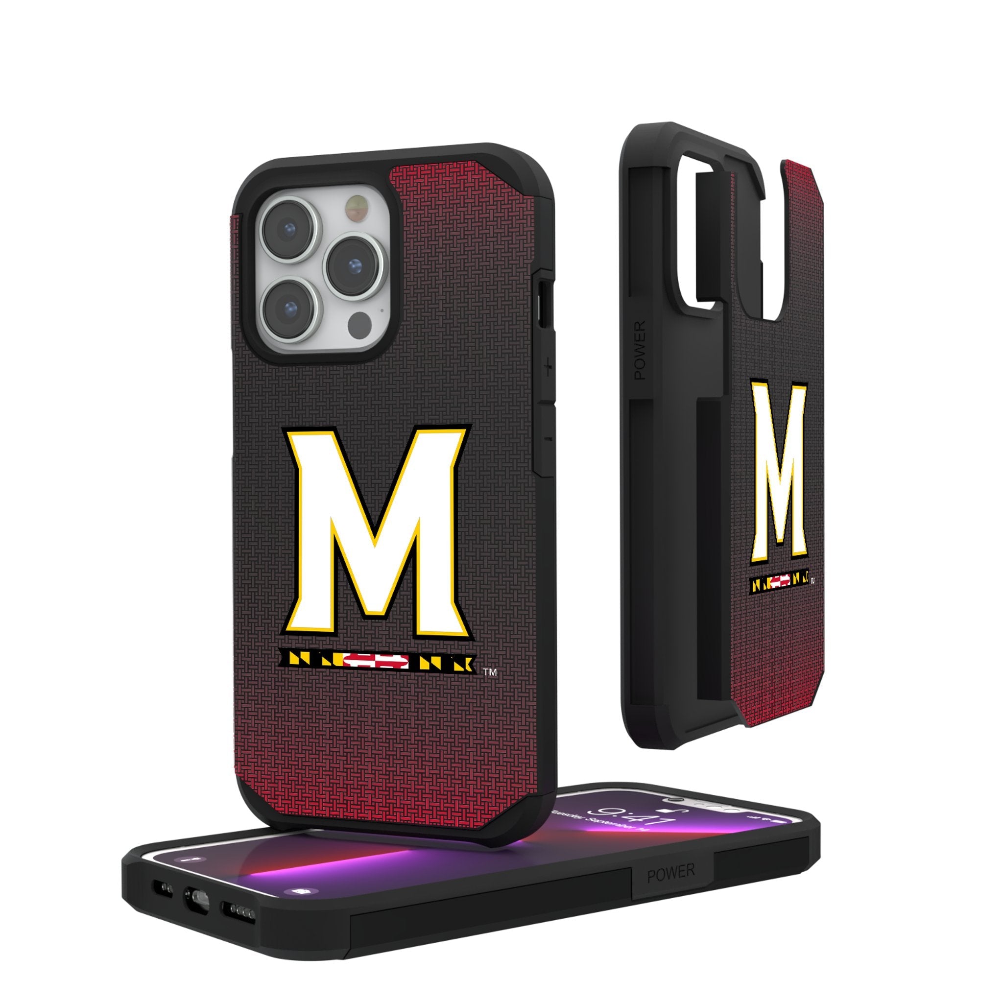 University of Maryland Terrapins Linen Rugged Phone Case