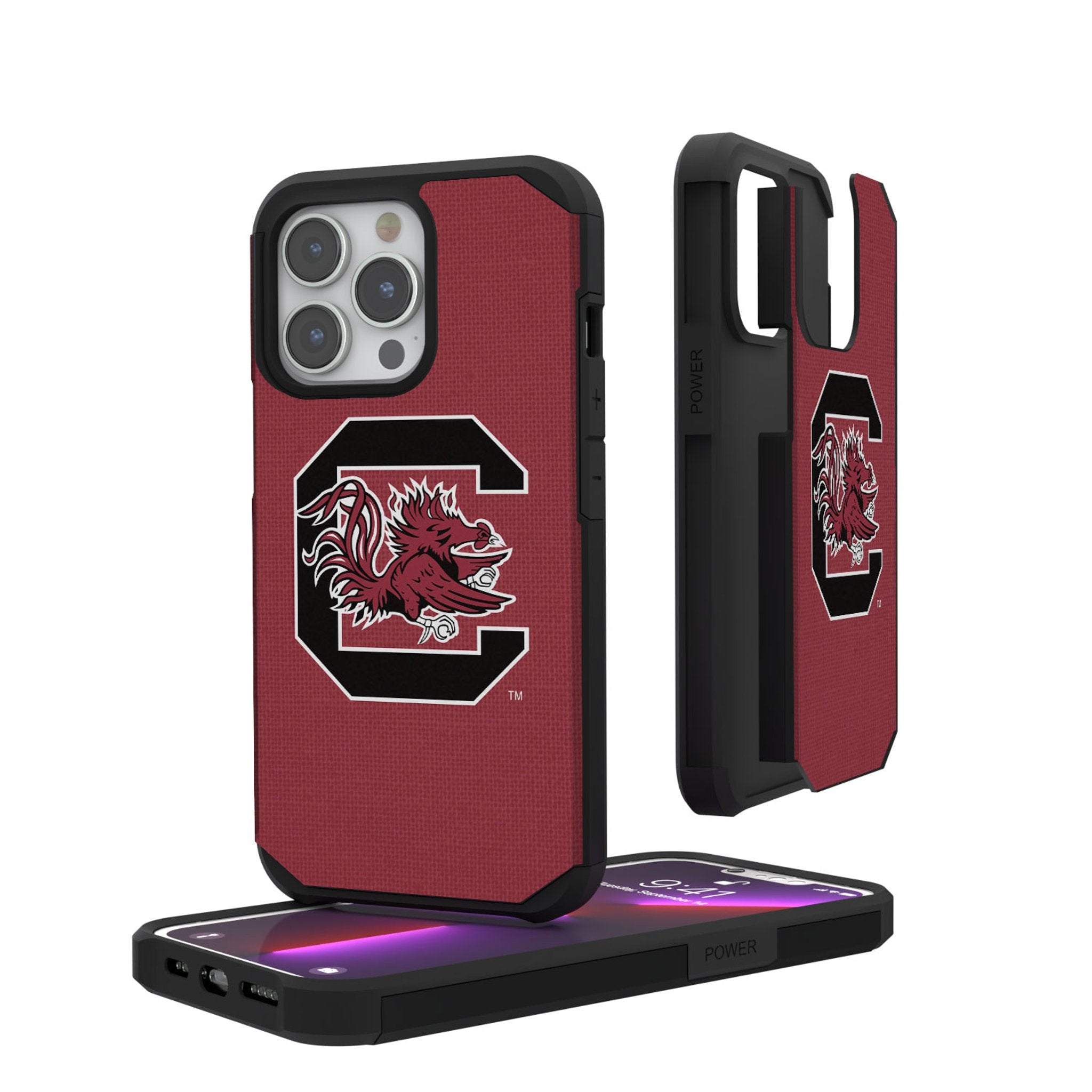 University of South Carolina Gamecocks Solid Rugged Phone Case