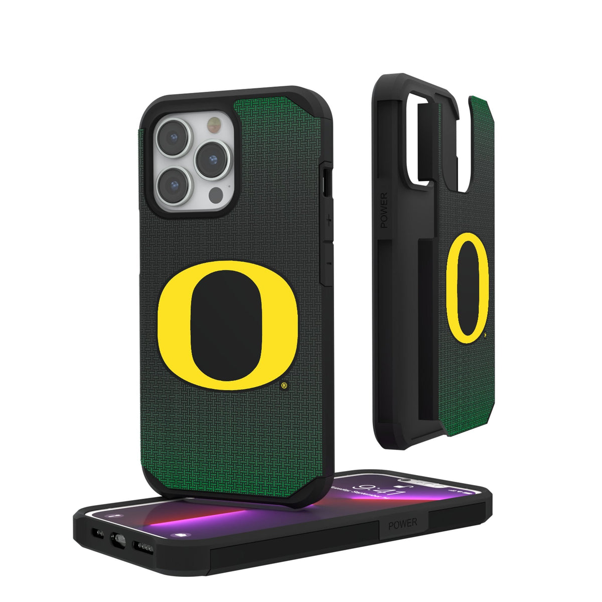 University of Oregon Ducks Linen Rugged Phone Case 1