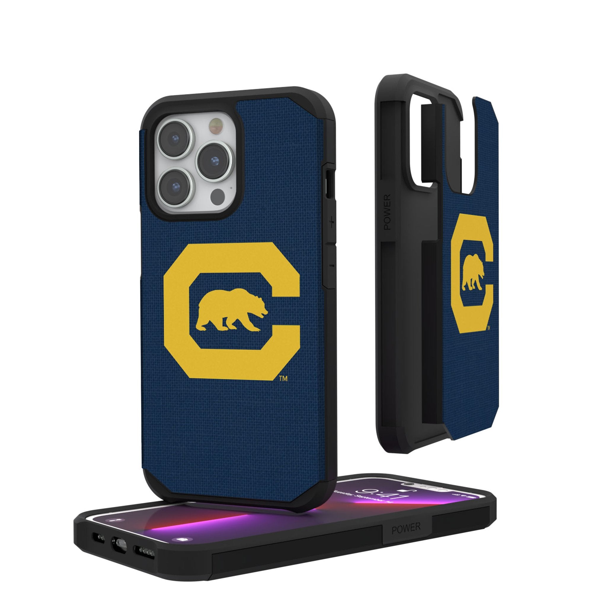University of California Berkeley Golden Bears Solid Rugged Phone Case 1