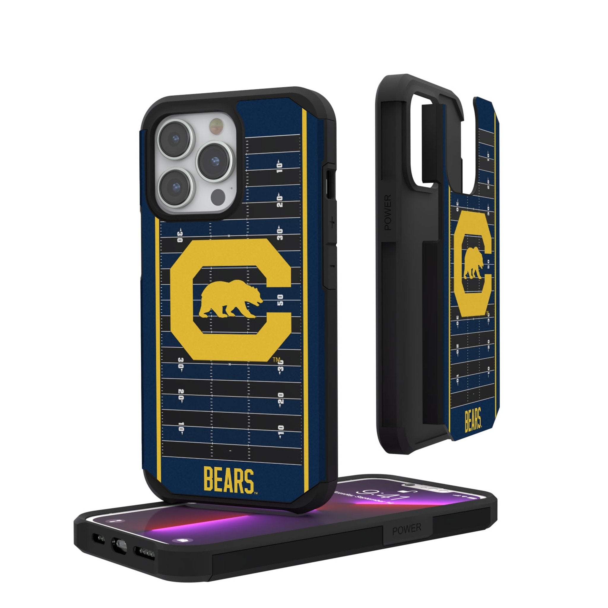 University of California Berkeley Golden Bears Field Rugged Phone Case 1