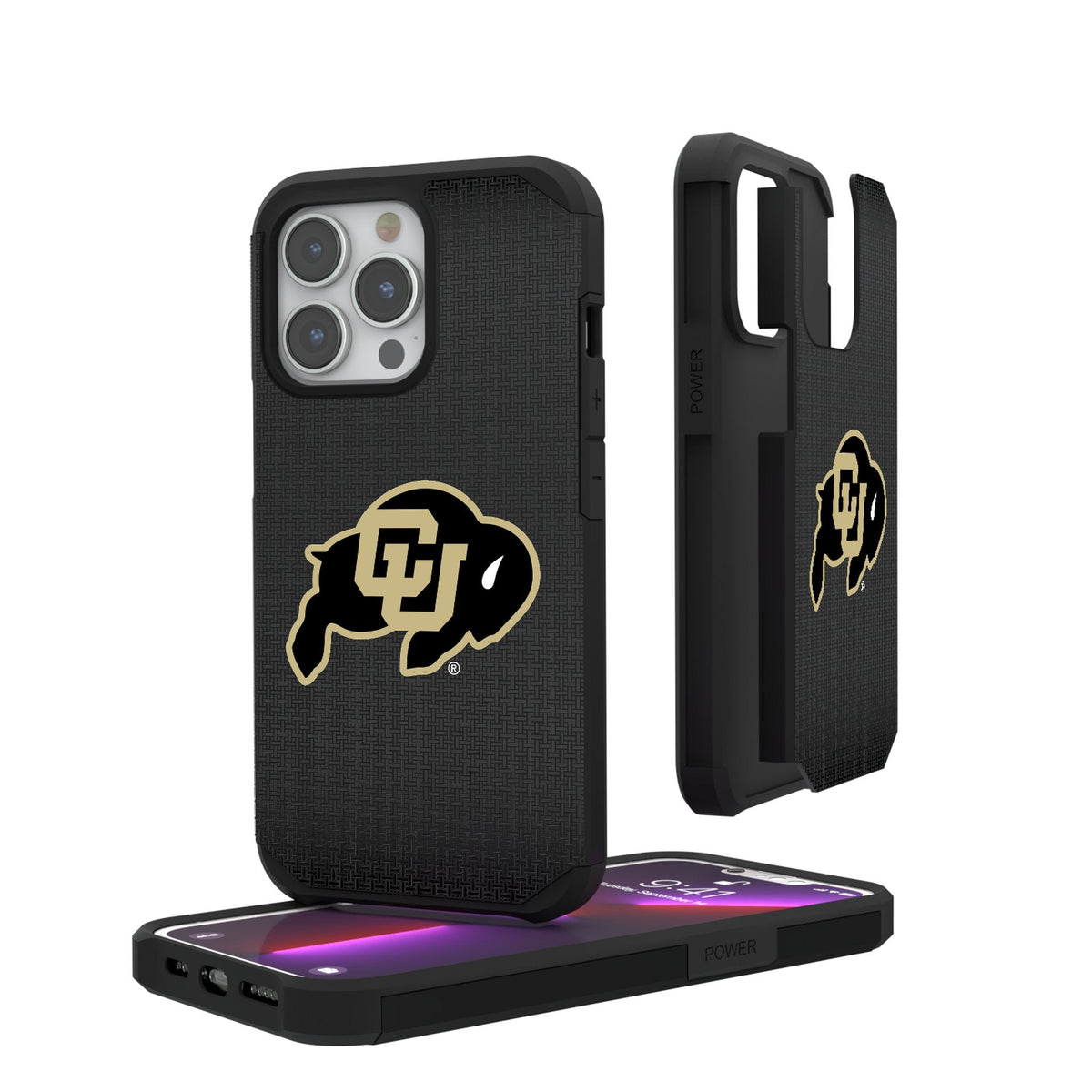 University of Colorado Buffaloes Linen Rugged Phone Case 1