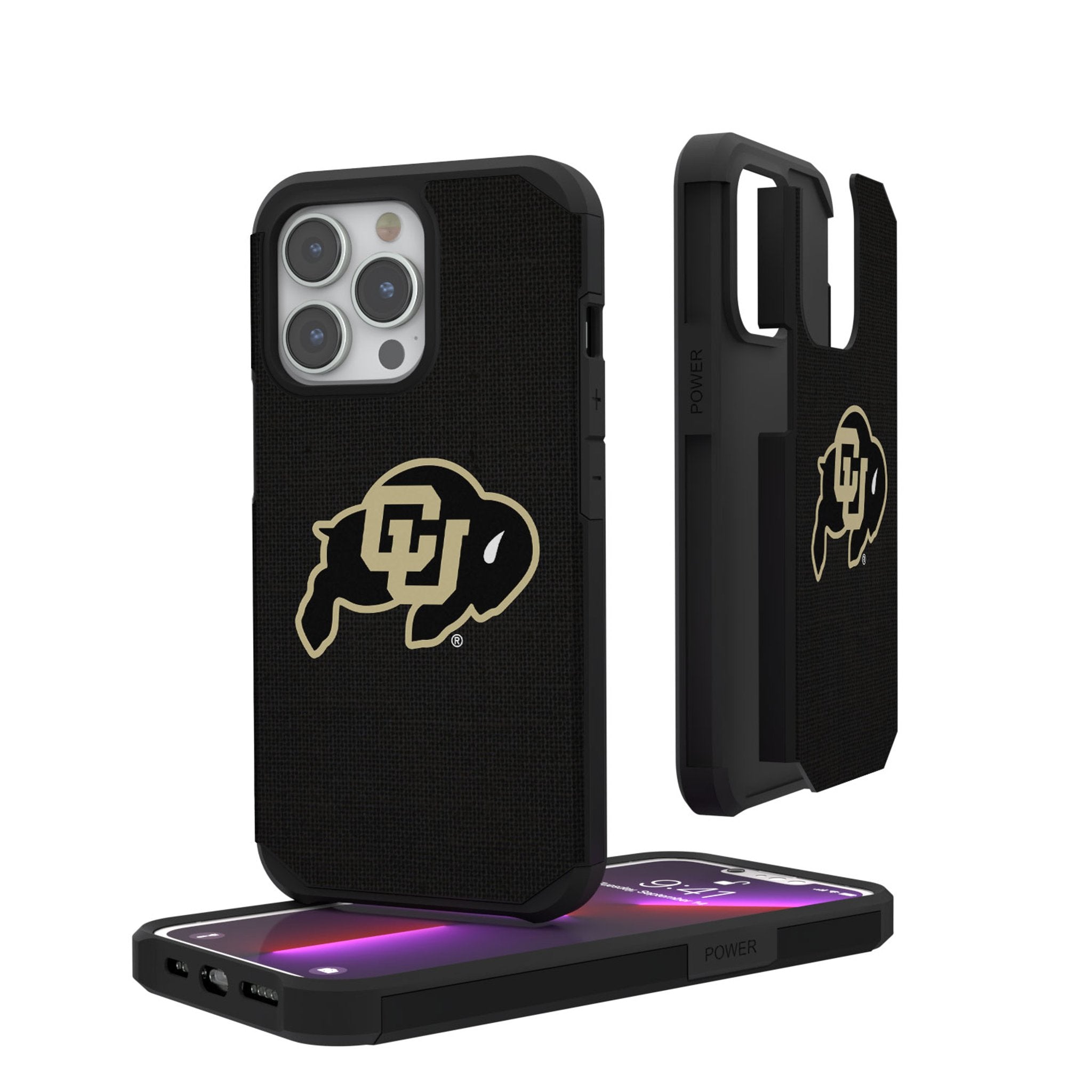 University of Colorado Buffaloes Solid Rugged Phone Case 1