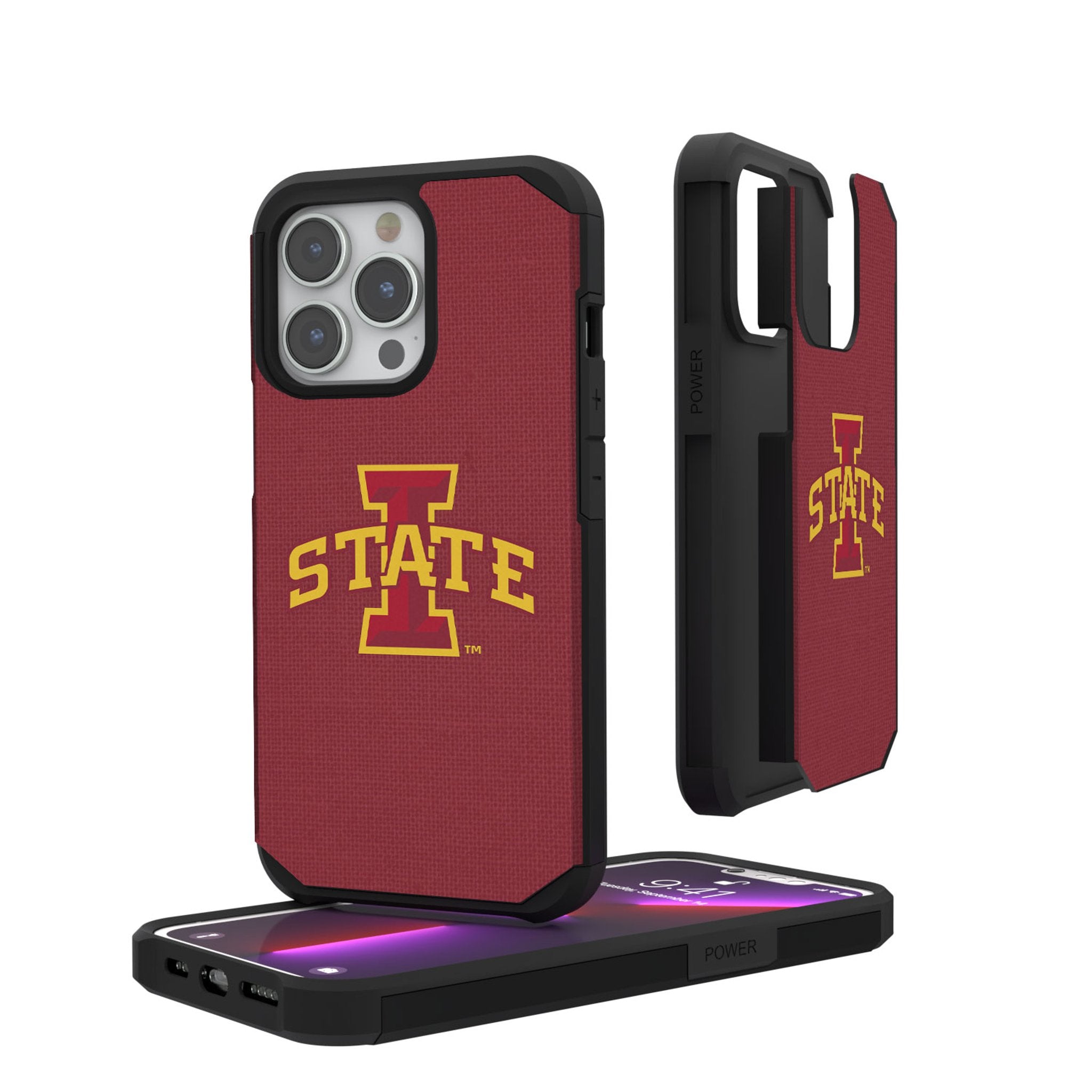 Iowa State University Cyclones Solid Rugged Phone Case