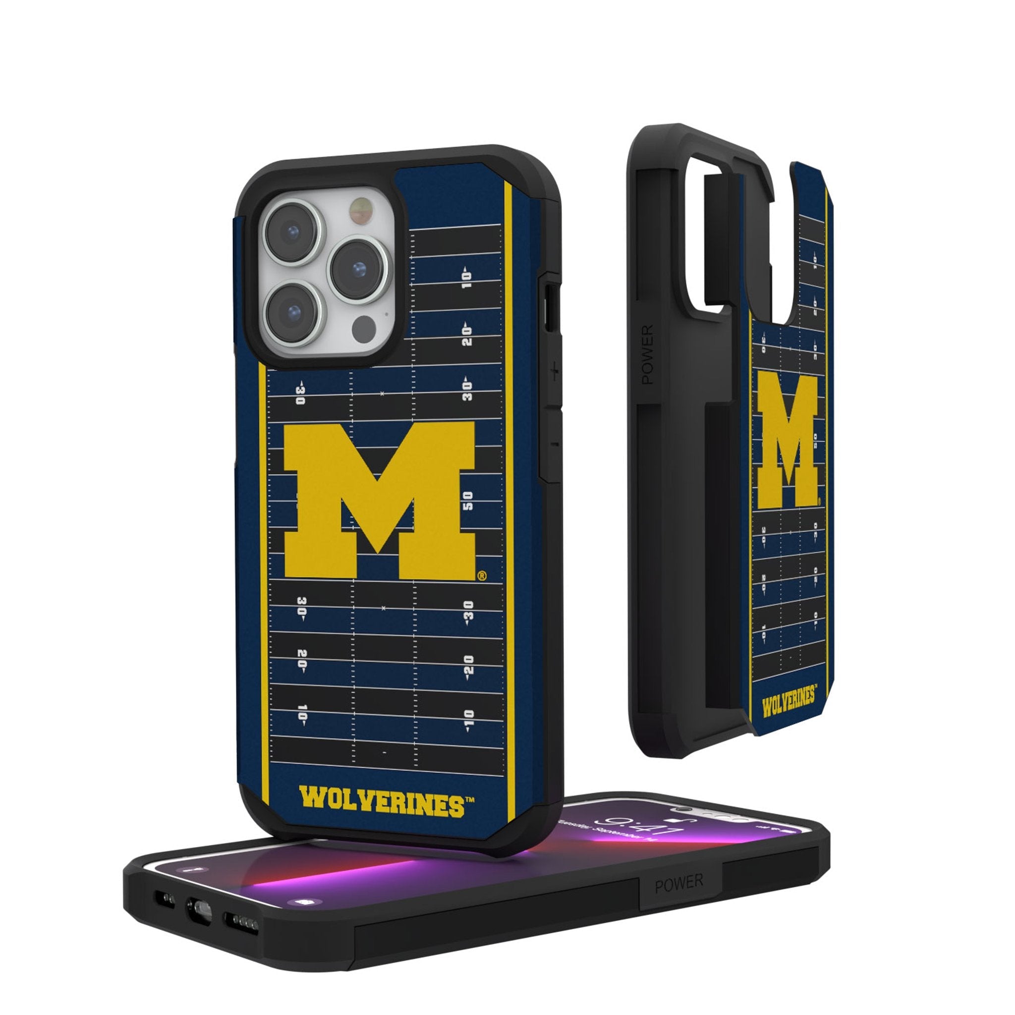 University of Michigan Wolverines Field Rugged Phone Case 1