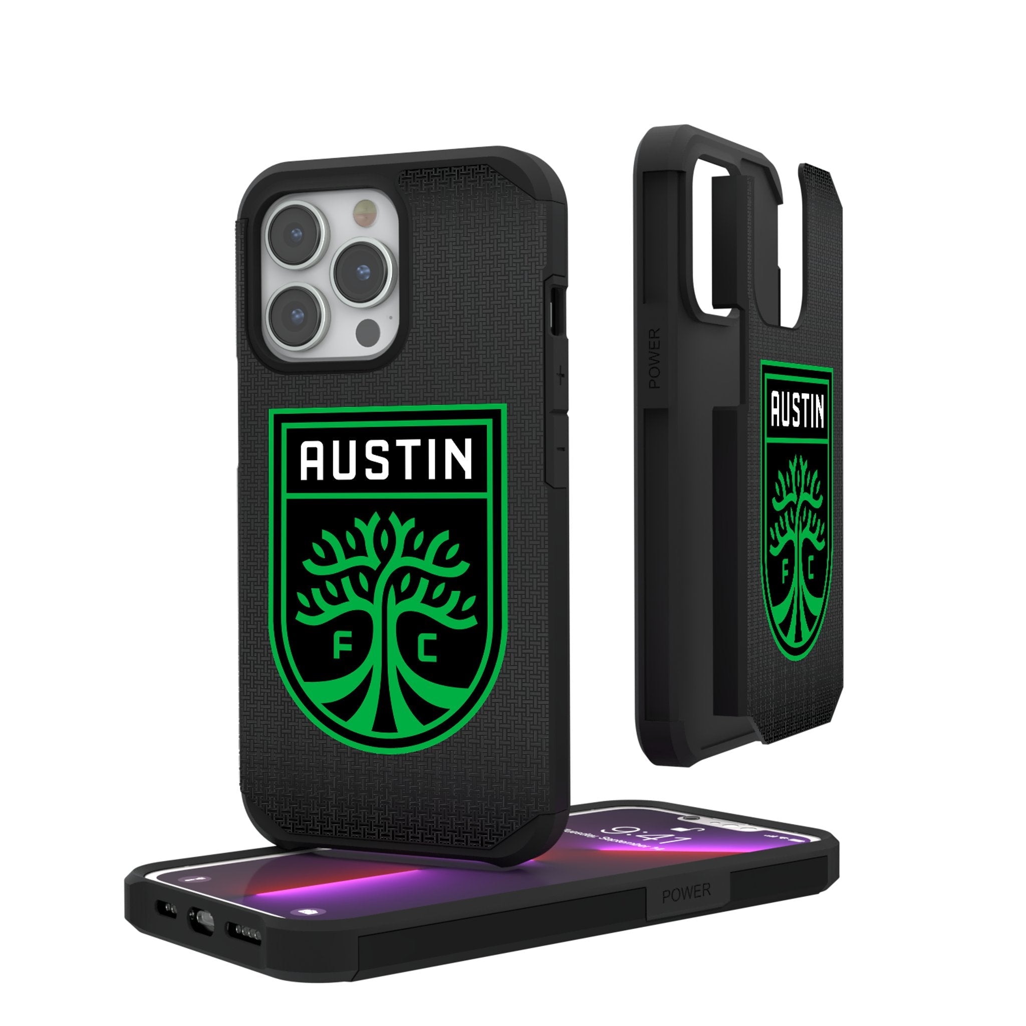 Austin FC  Linen Rugged Phone Case