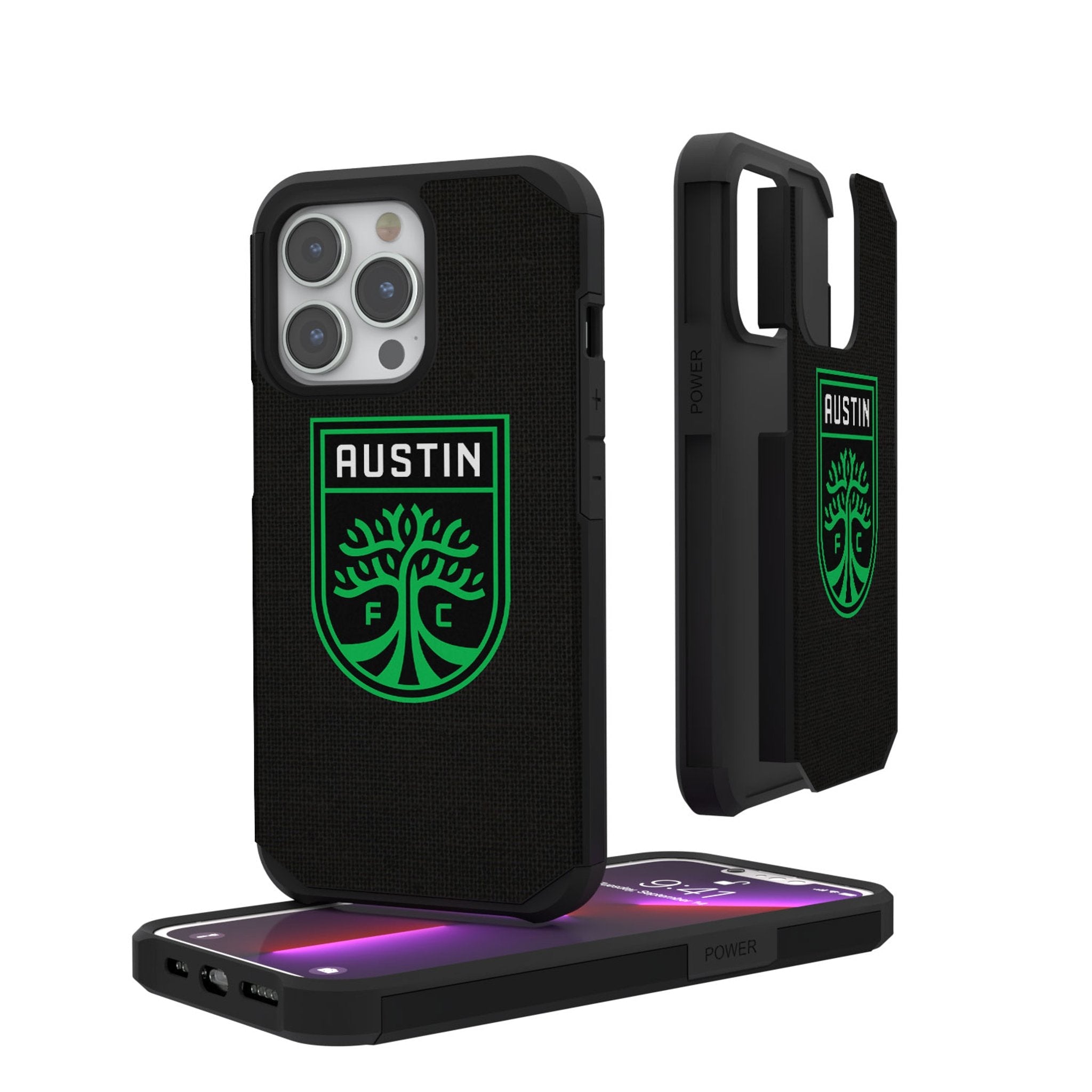 Austin FC  Solid Rugged Phone Case