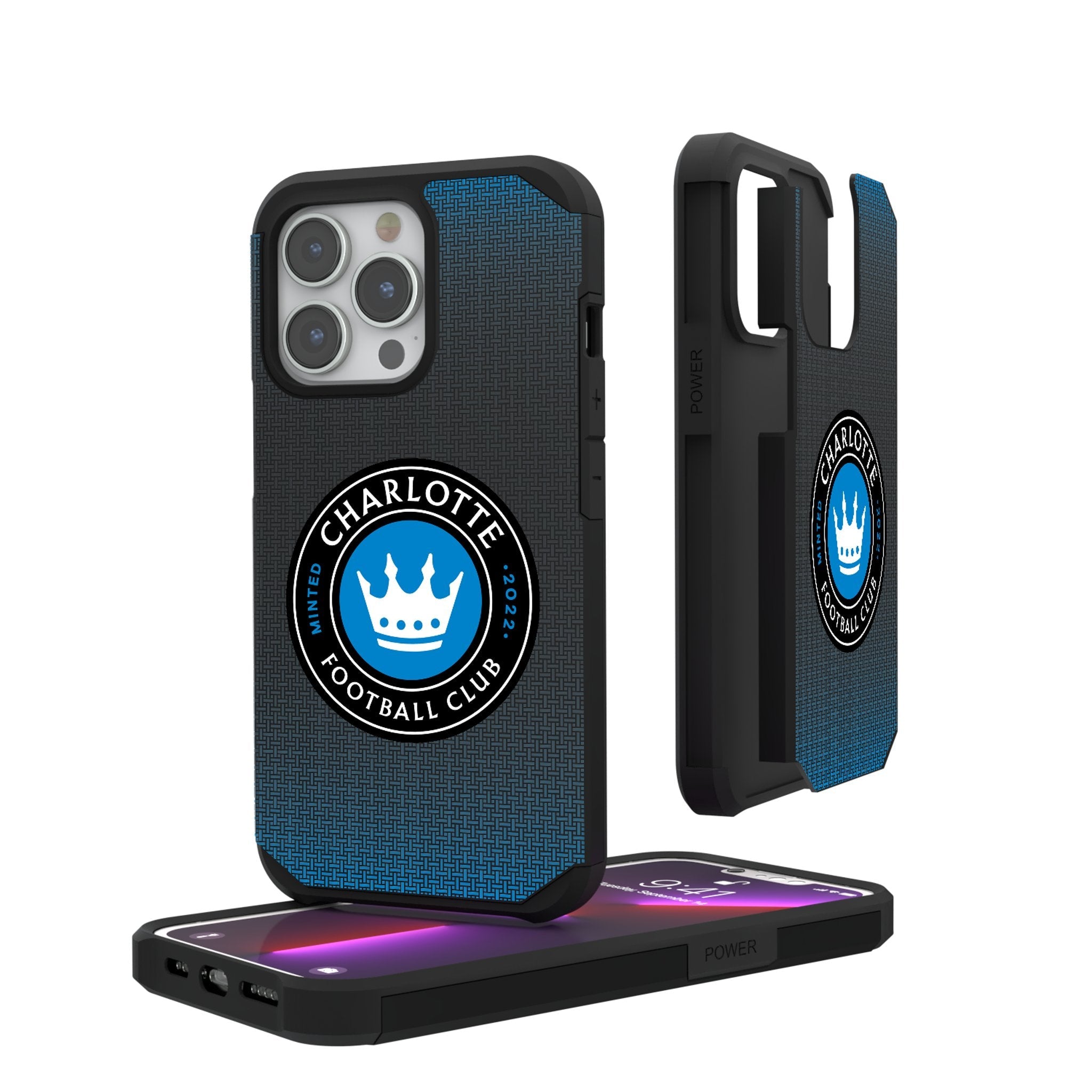 Charlotte FC  Linen Rugged Phone Case