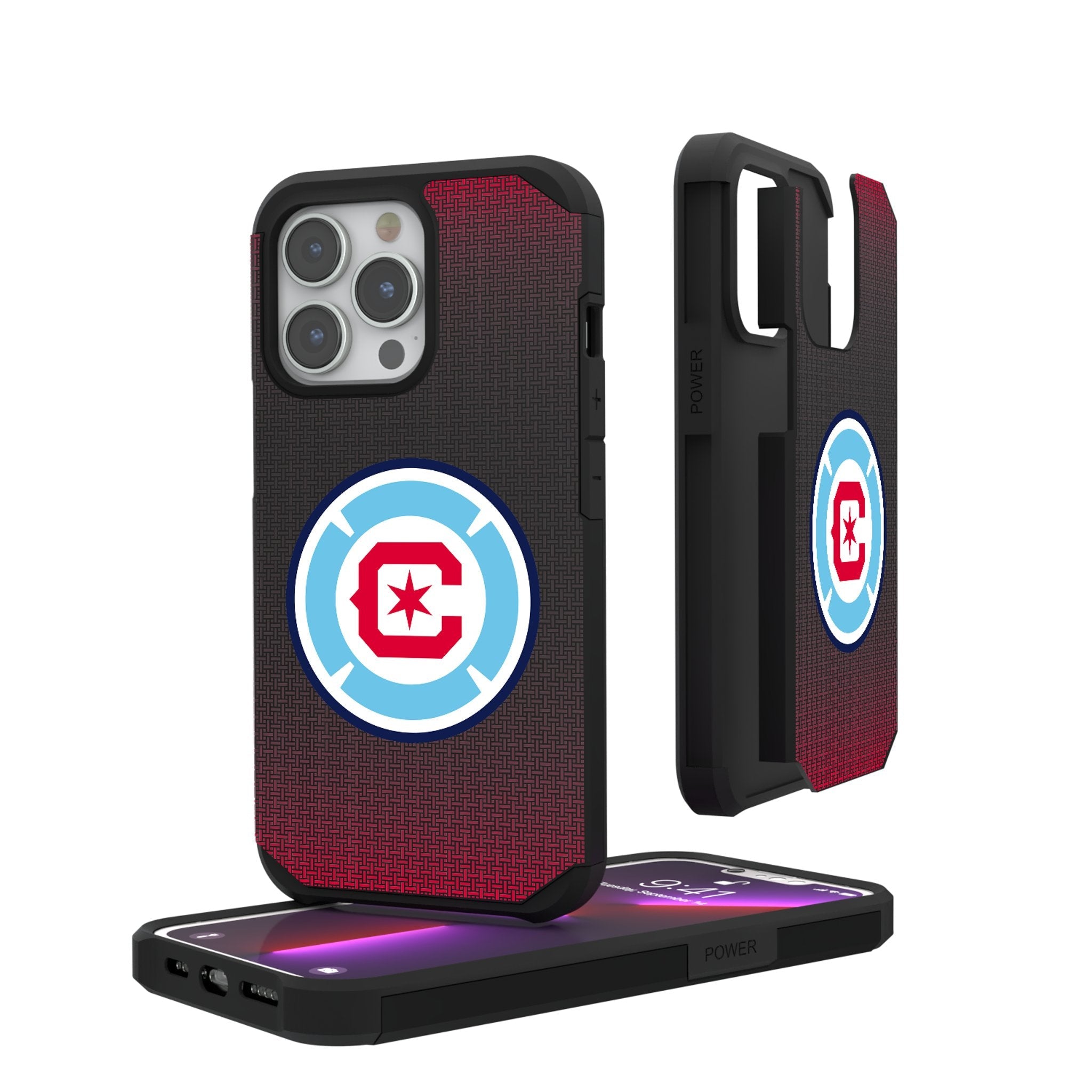 Chicago Fire  Linen Rugged Phone Case