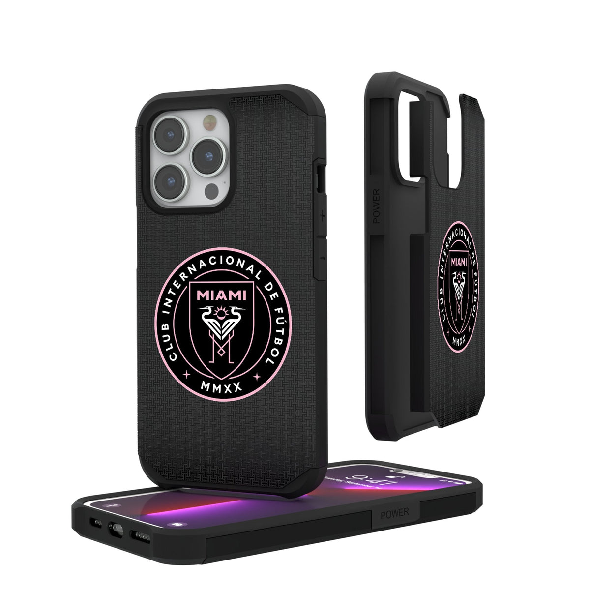 Inter Miami CF  Linen Rugged Phone Case 1