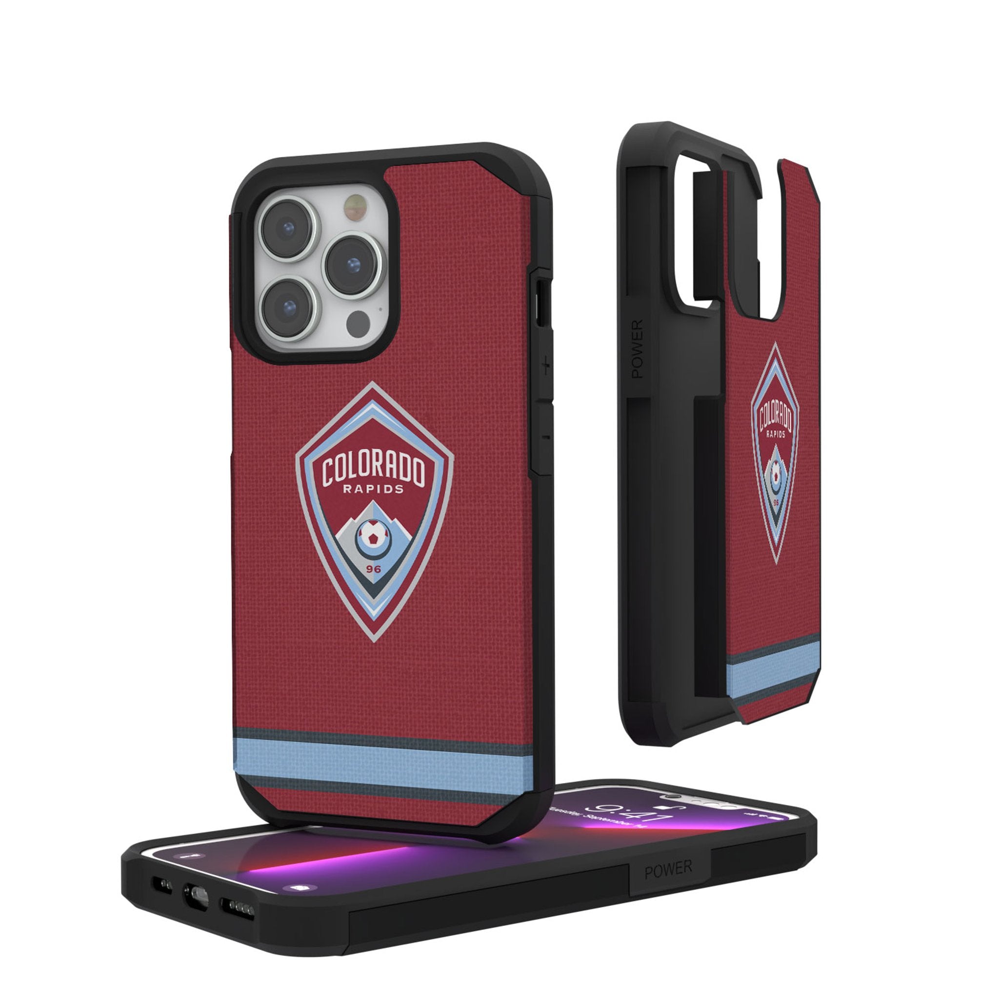 Colorado Rapids  Stripe Rugged Phone Case