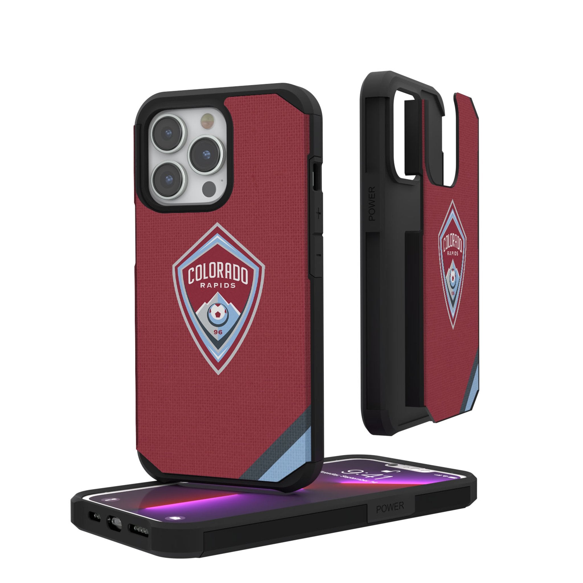 Colorado Rapids  Diagonal Stripe Rugged Phone Case