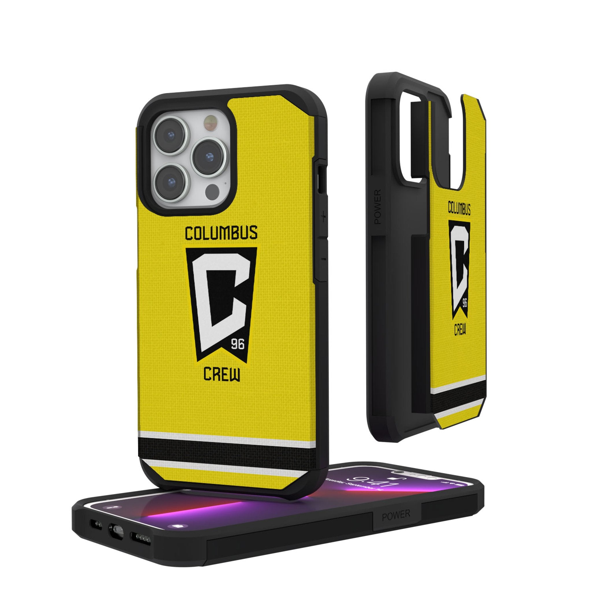 Columbus Crew  Stripe Rugged Phone Case