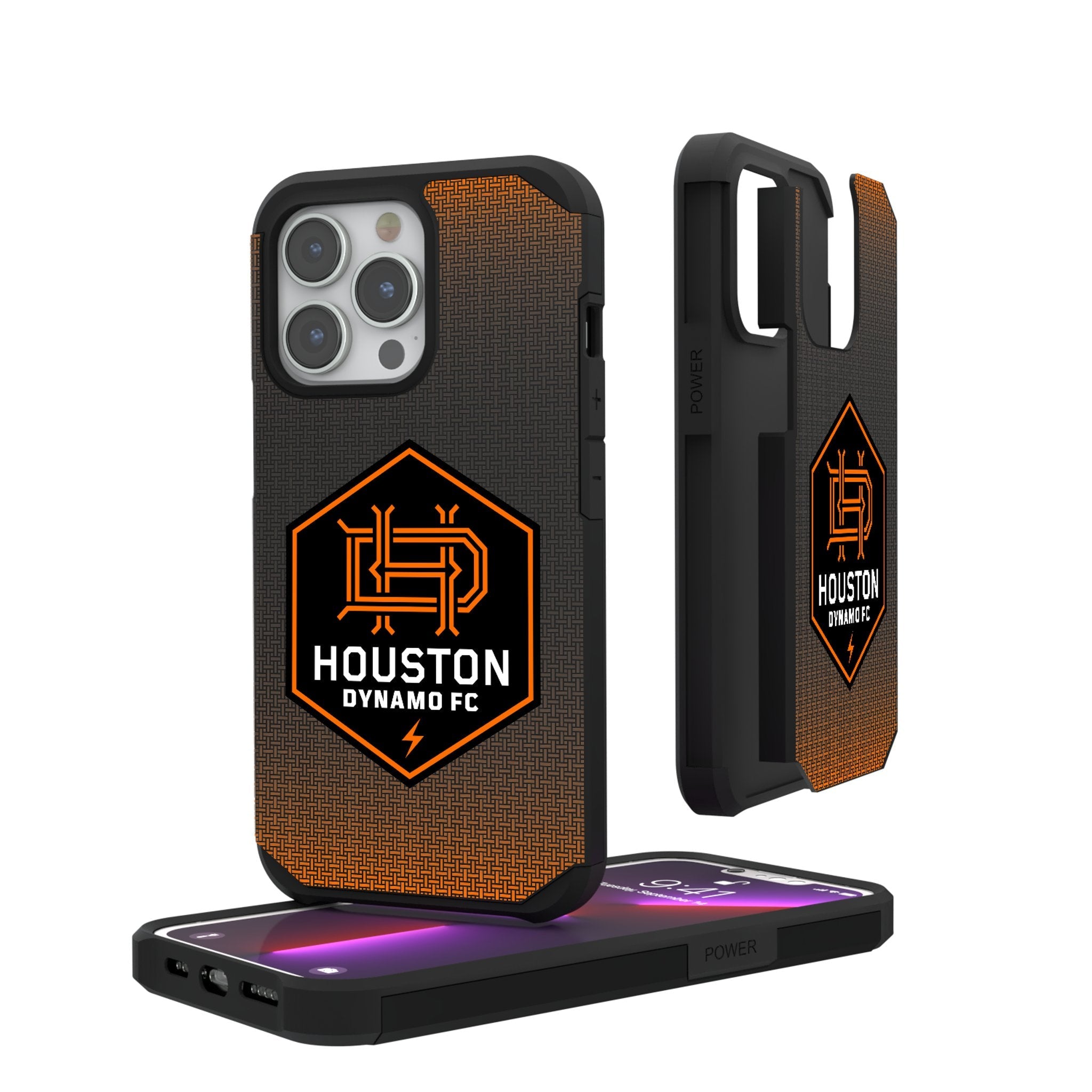 Houston Dynamo  Linen Rugged Phone Case 1