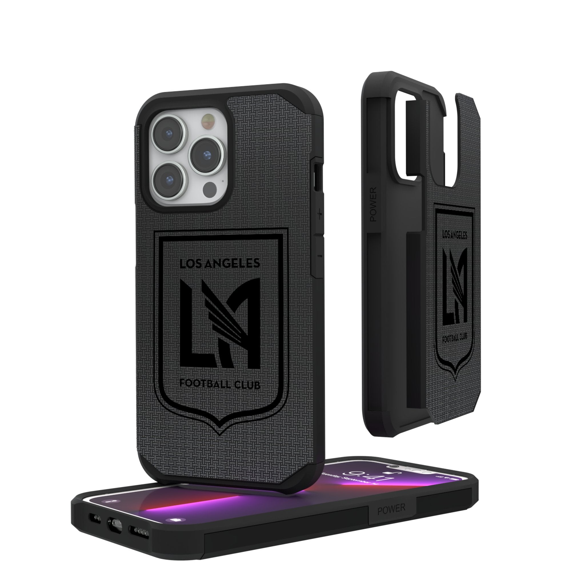 Los Angeles Football Club   Linen Rugged Phone Case