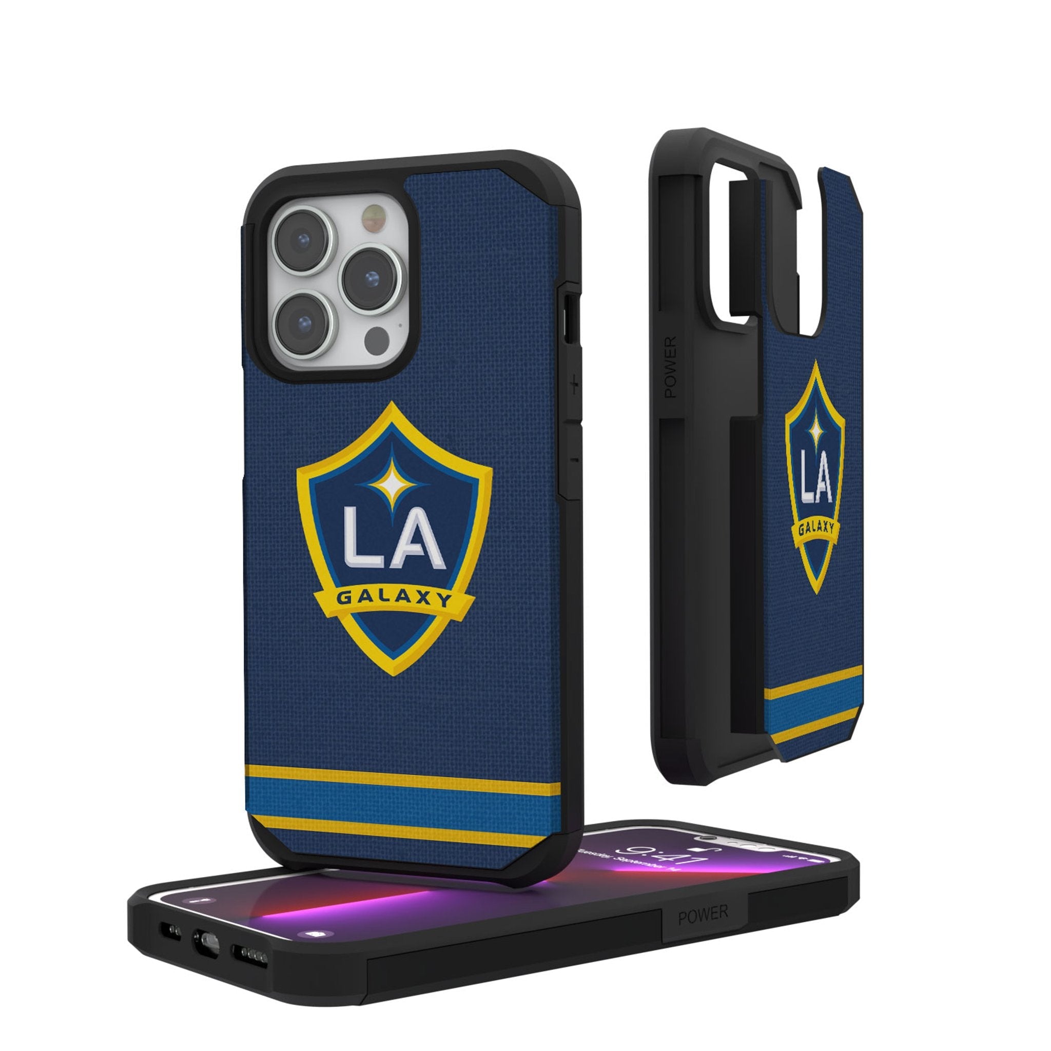LA Galaxy  Stripe Rugged Phone Case
