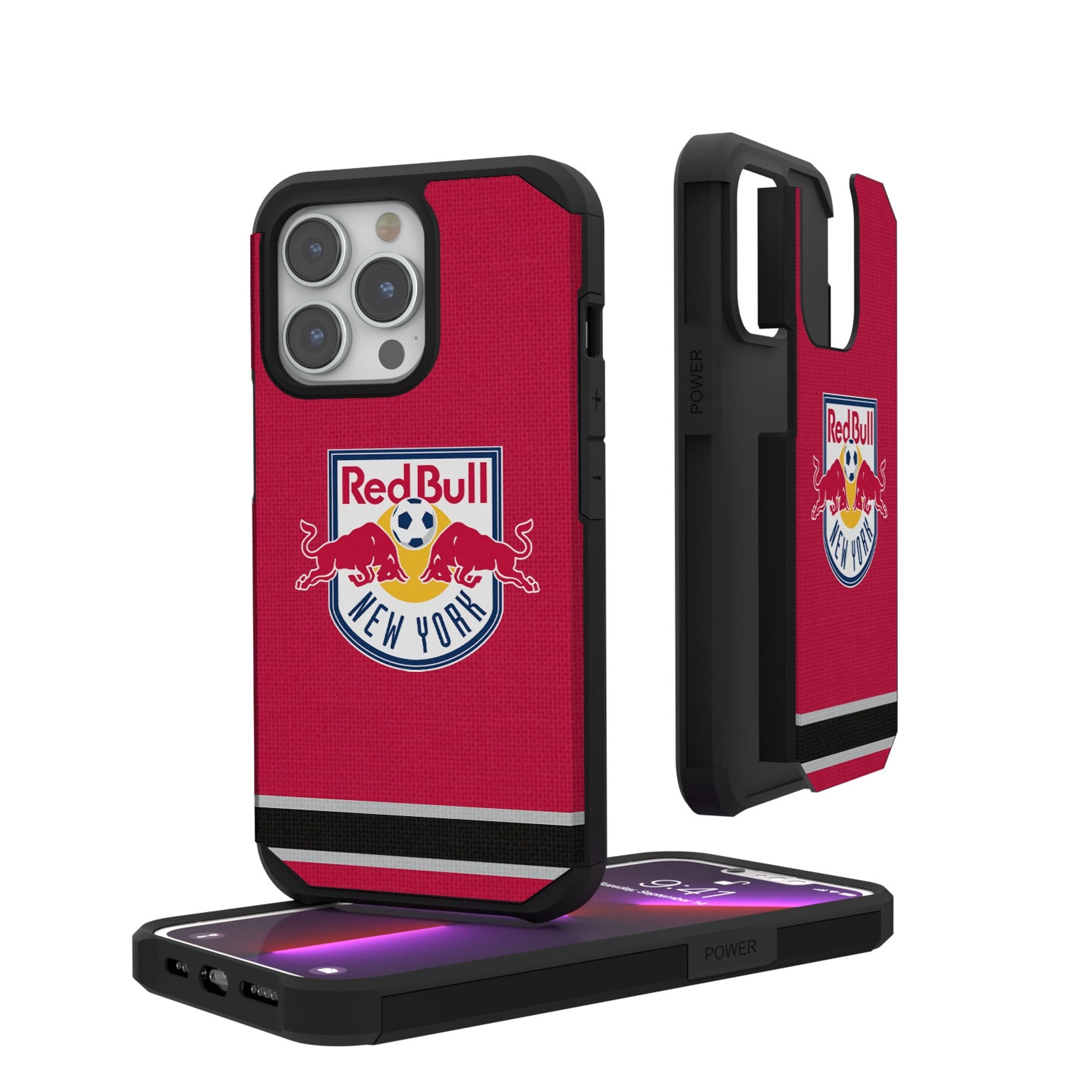 New York Red Bulls  Stripe Rugged Phone Case