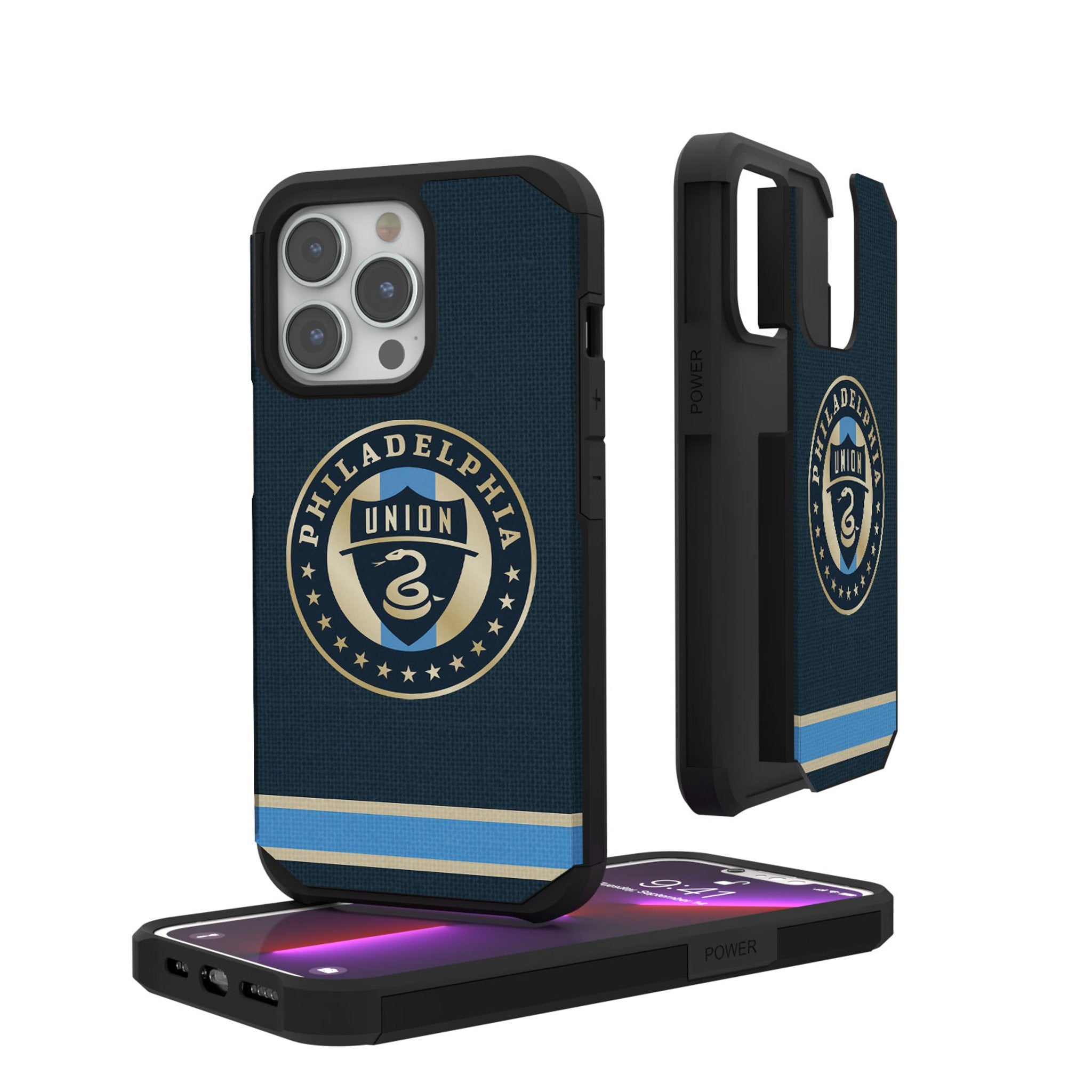 Philadelphia Union   Stripe Rugged Phone Case 1